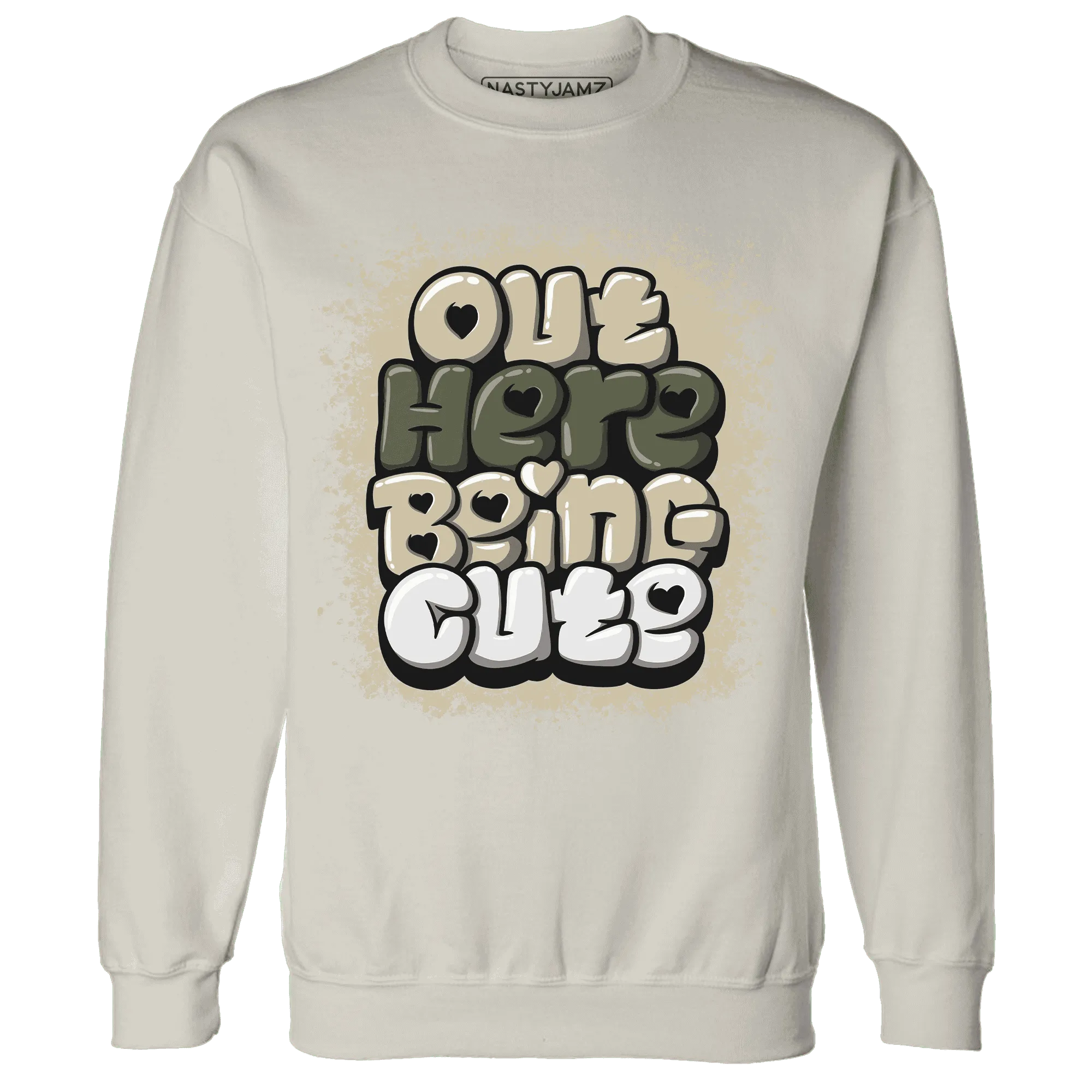 AM-1-Essential-Premium-NastyJamz-Sweatshirt-Match-Out-Here-Being-Cute