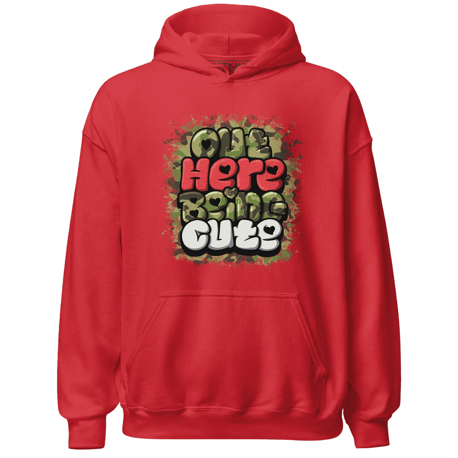 AM-90-Dark-Sage-Solar-Red-NastyJamz-Hoodie-Match-Out-Here-Being-Cute