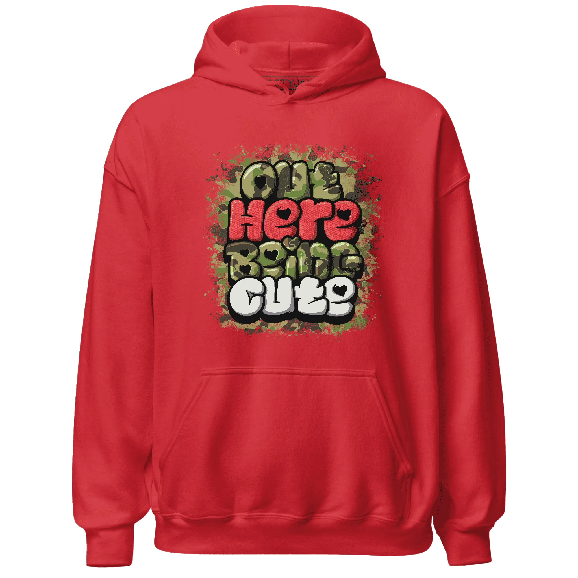 AM-90-Dark-Sage-Solar-Red-NastyJamz-Hoodie-Match-Out-Here-Being-Cute