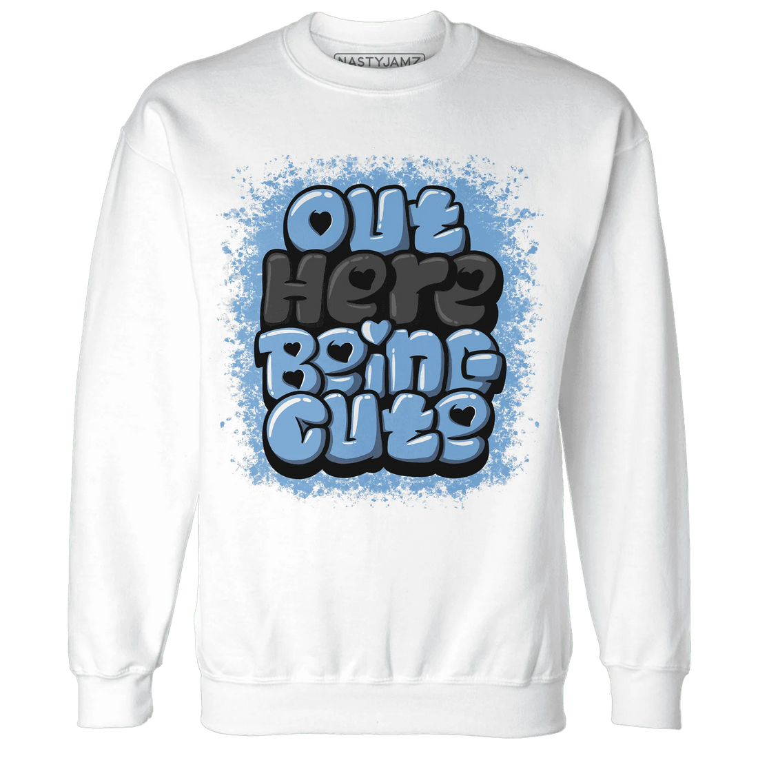 AM-Plus-Black-Univercitii-Blue-NastyJamz-Sweatshirt-Match-Out-Here-Being-Cute