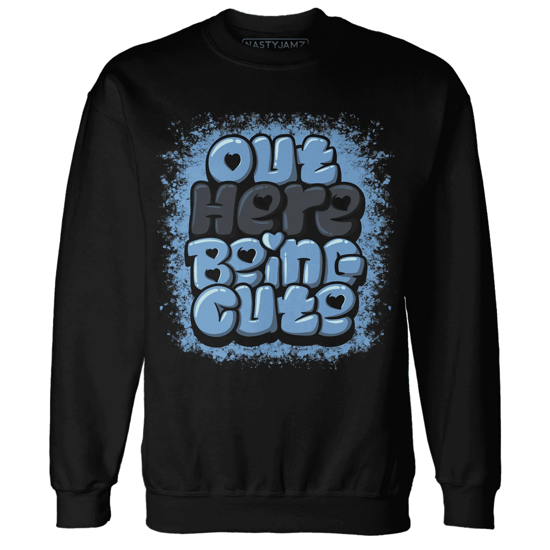 AM-Plus-Black-Univercitii-Blue-NastyJamz-Sweatshirt-Match-Out-Here-Being-Cute
