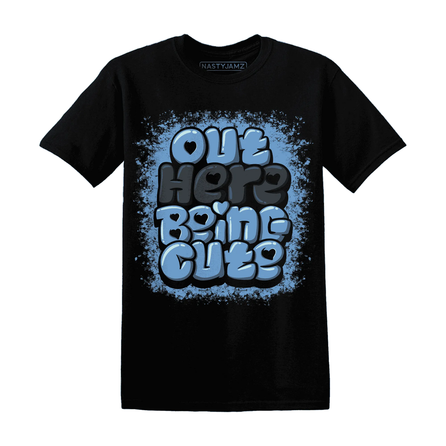 AM-Plus-Black-Univercitii-Blue-NastyJamz-T-Shirt-Match-Out-Here-Being-Cute