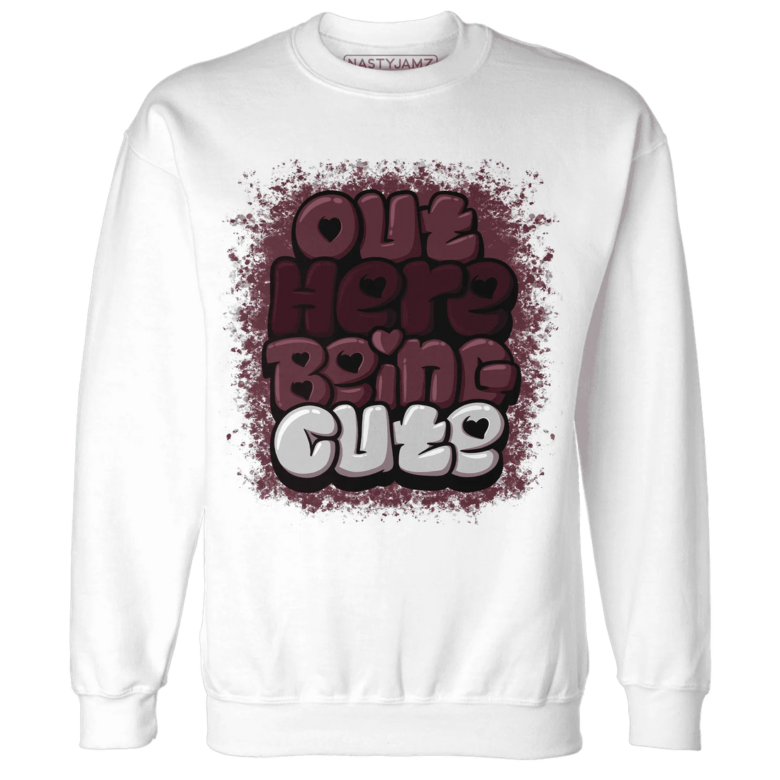VaporMax-Night-Maron-Burgundy-NastyJamz-Sweatshirt-Match-Out-Here-Being-Cute