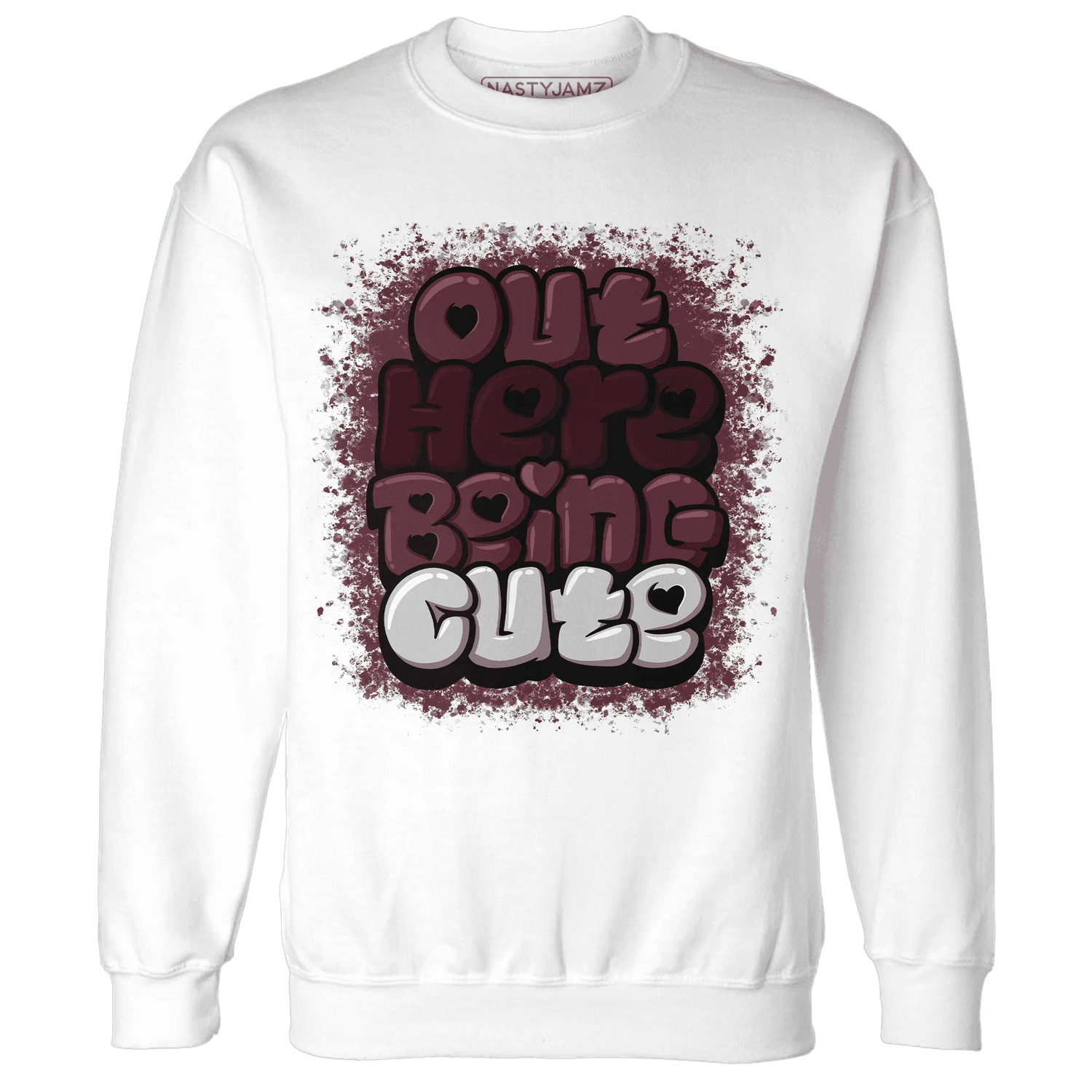 VaporMax-Night-Maron-Burgundy-NastyJamz-Sweatshirt-Match-Out-Here-Being-Cute