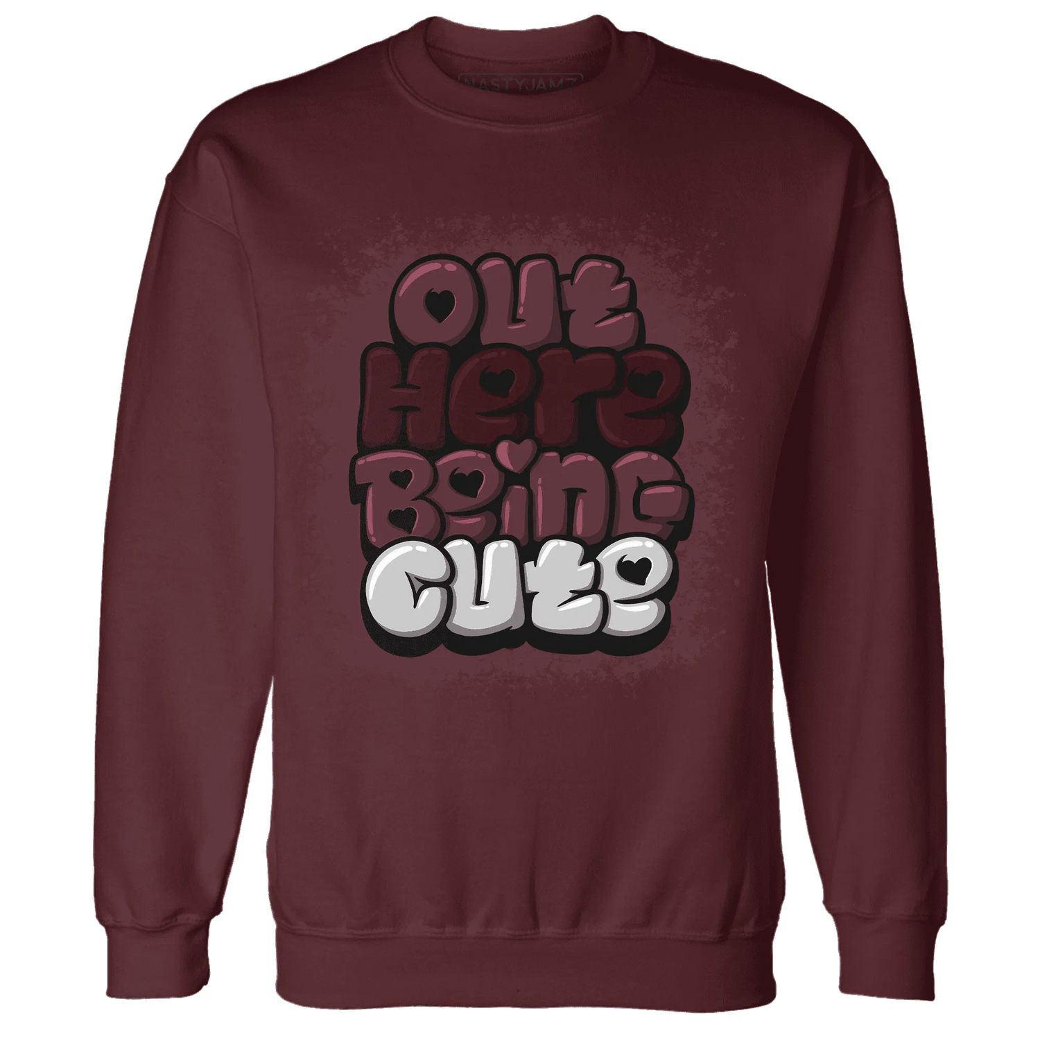 VaporMax-Night-Maron-Burgundy-NastyJamz-Sweatshirt-Match-Out-Here-Being-Cute