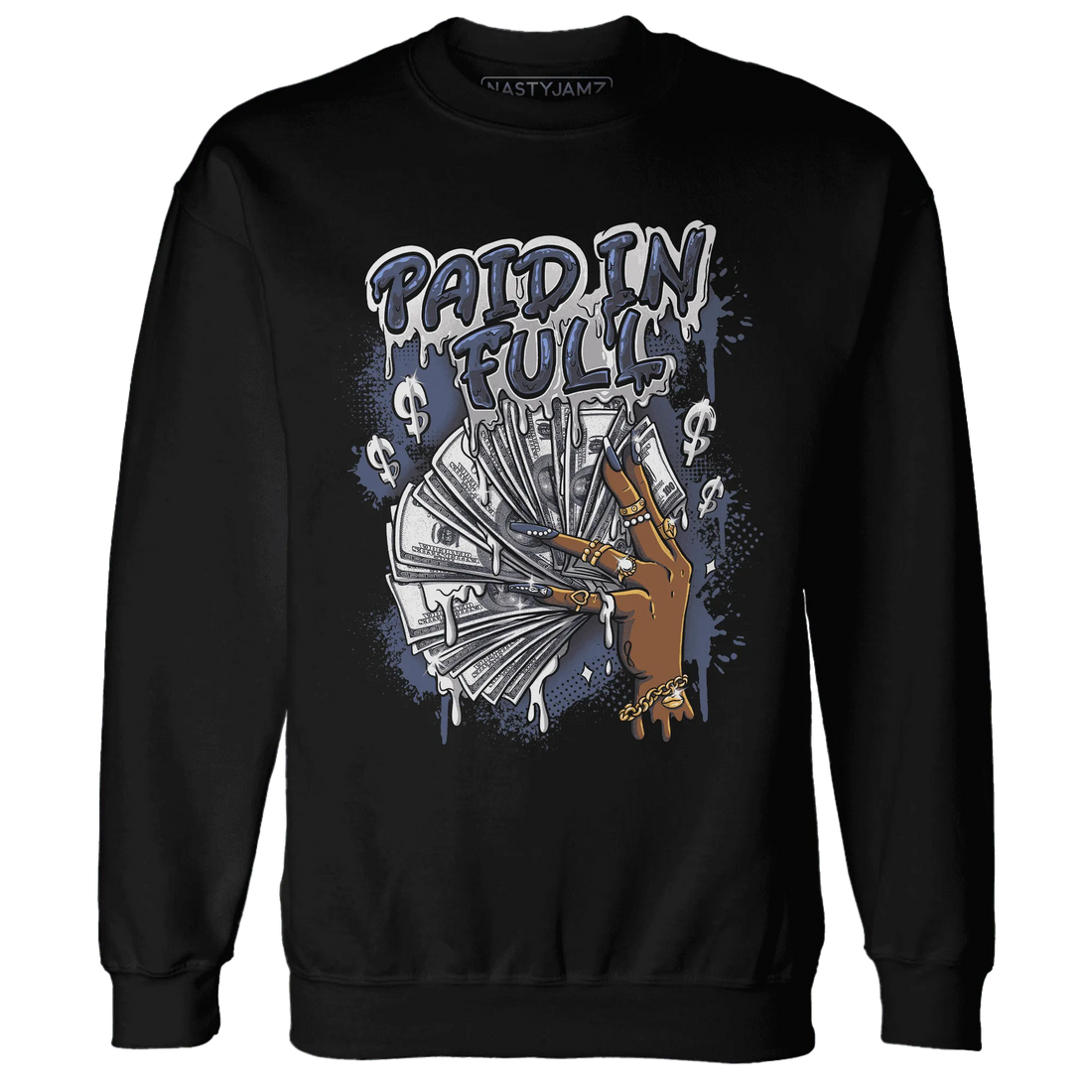 Low-Diffused-Blue-11s-Sweatshirt-Match-Paid-In-Full