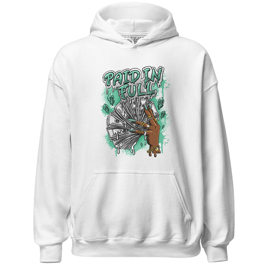 High OG Green Glow 1s Hoodie Match Paid In Full - NastyJamz