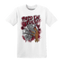 High White Team Red 1s T Shirt Match Paid In Full - NastyJamz