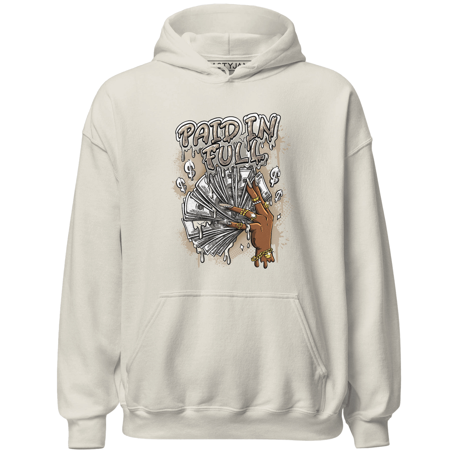 Latte 1s Hoodie Match Paid In Full - NastyJamz