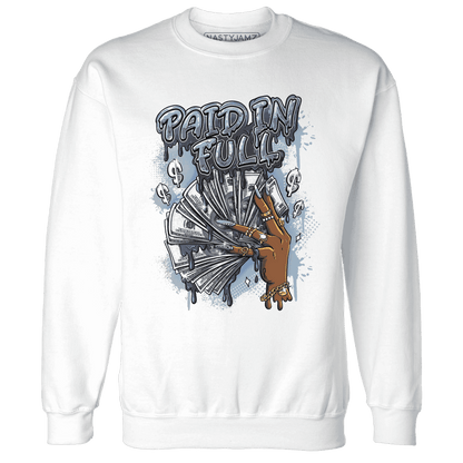 Mid Diffused Blue Grey 1s Sweatshirt Match Paid In Full - NastyJamz
