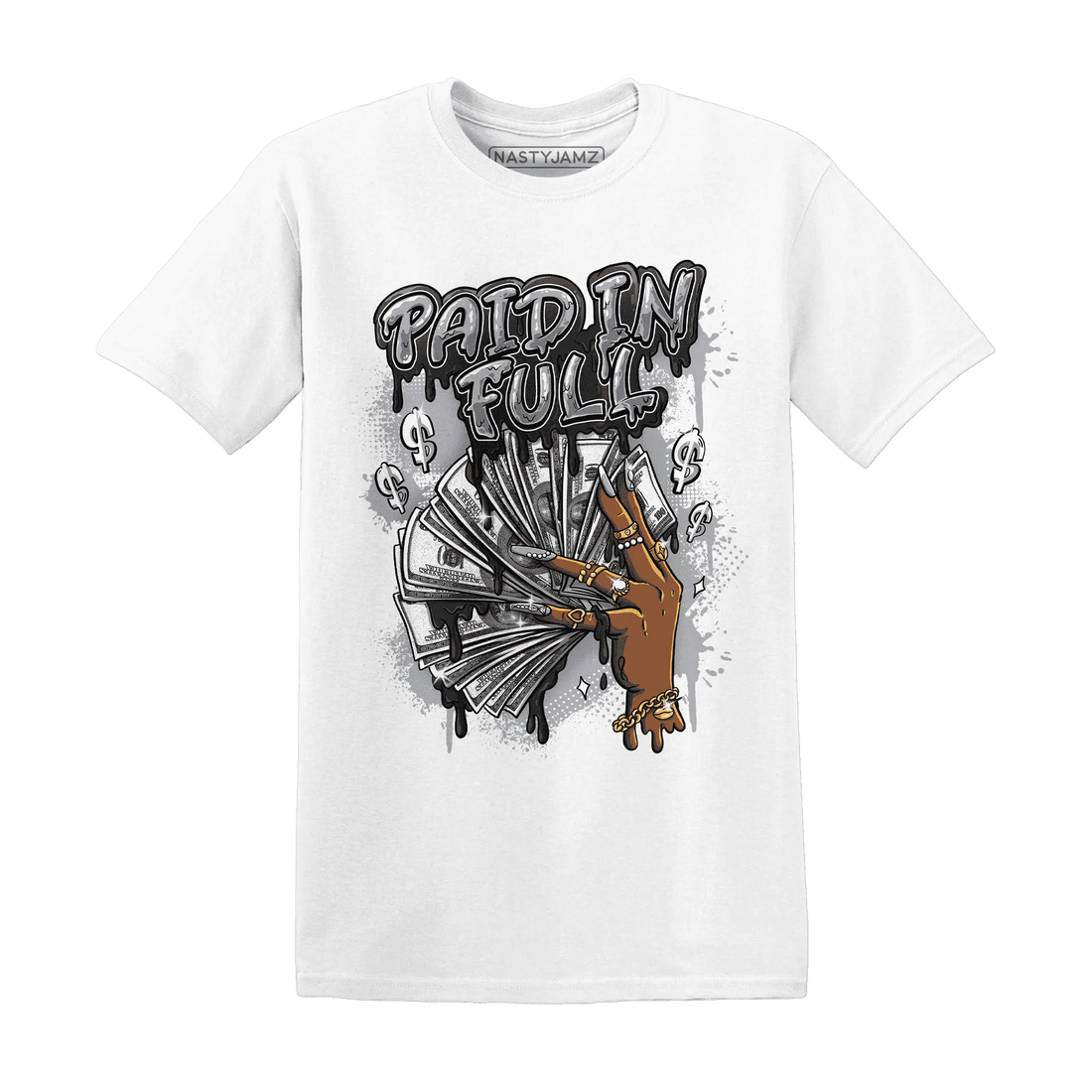 Wolf-Grey-1s-T-Shirt-Match-Paid-In-Full