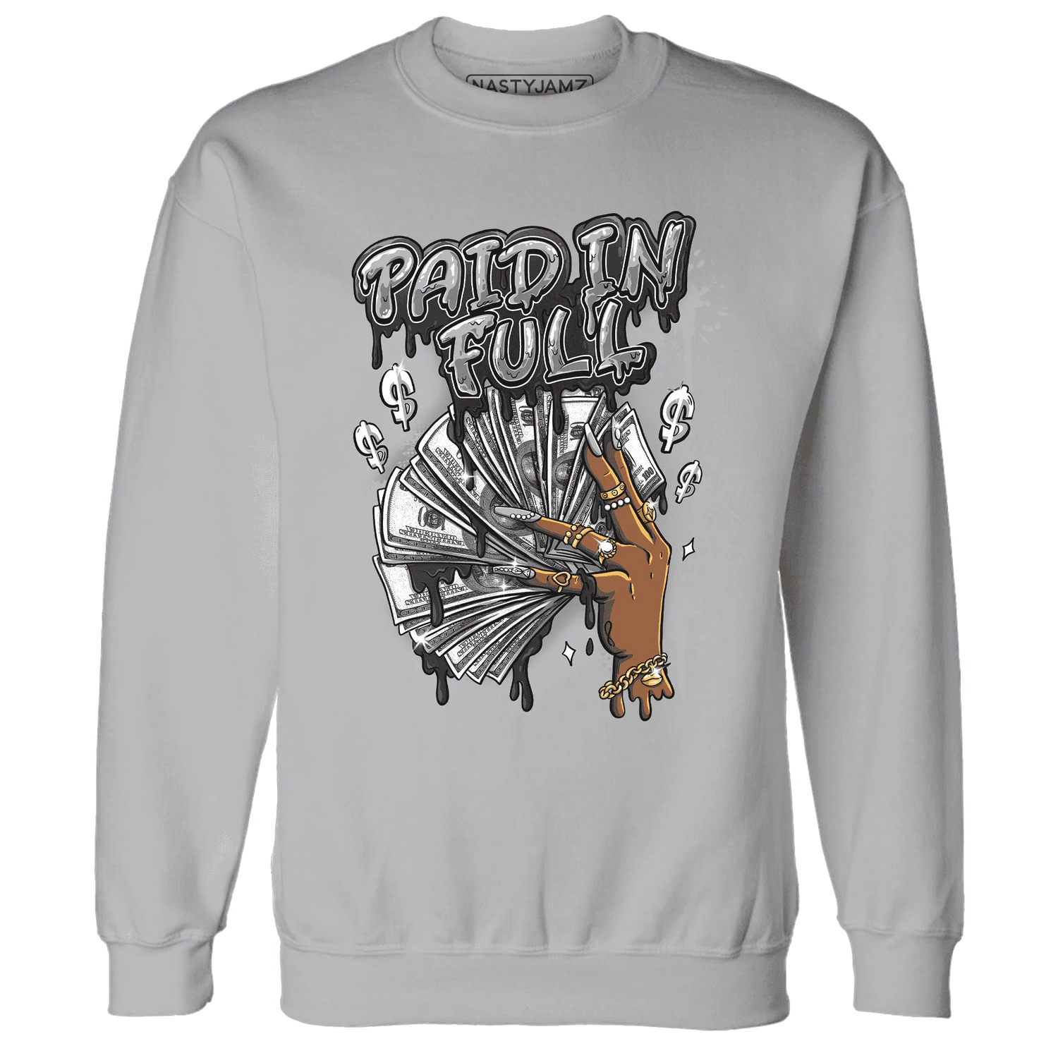 Wolf-Grey-1s-Sweatshirt-Match-Paid-In-Full