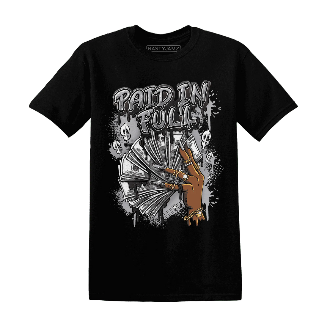 Wolf-Grey-1s-T-Shirt-Match-Paid-In-Full