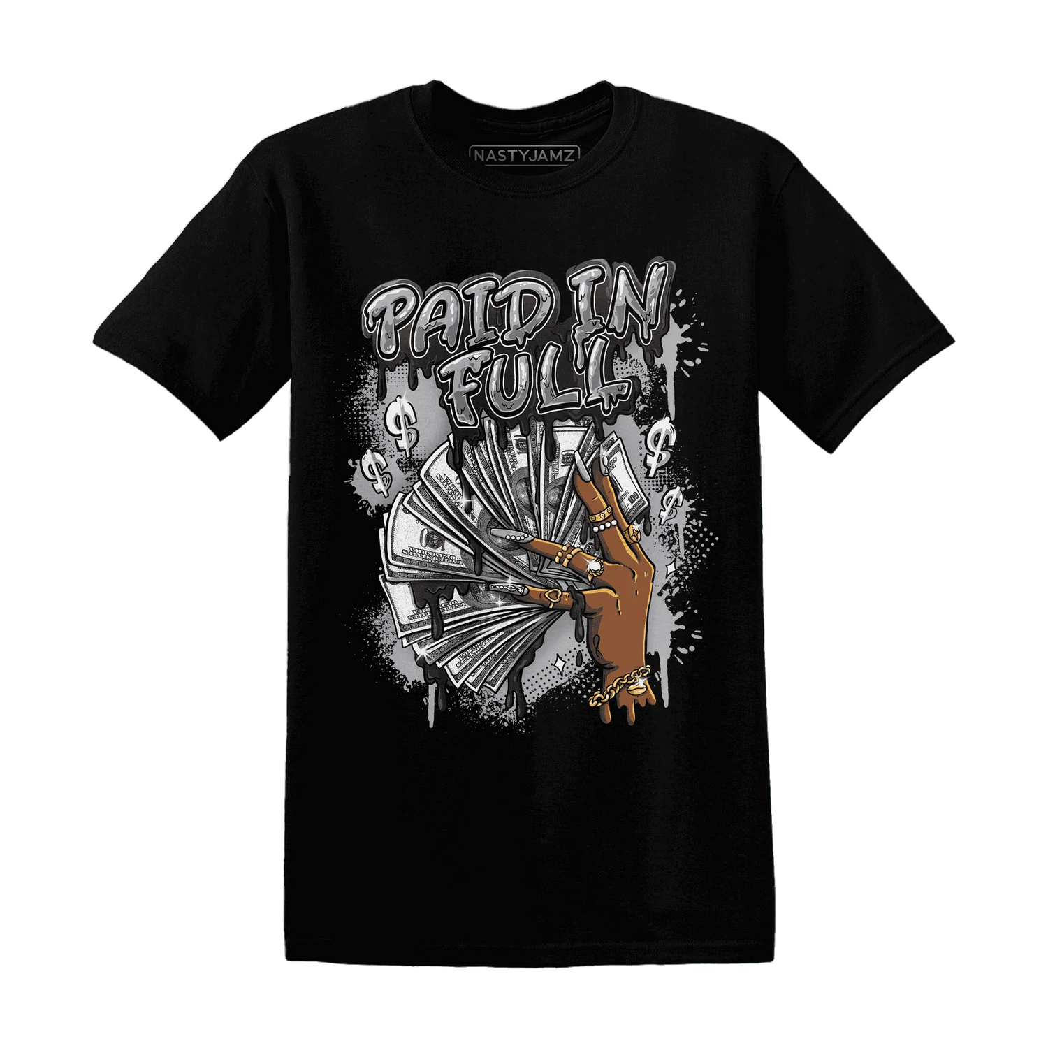 Wolf-Grey-1s-T-Shirt-Match-Paid-In-Full