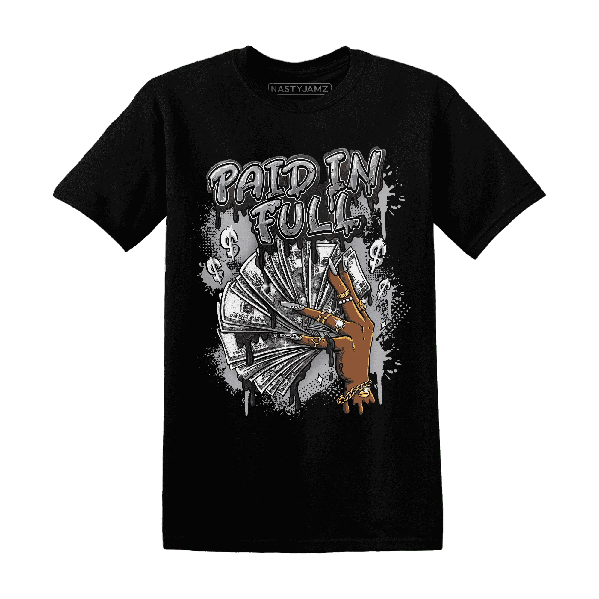 Wolf-Grey-1s-T-Shirt-Match-Paid-In-Full