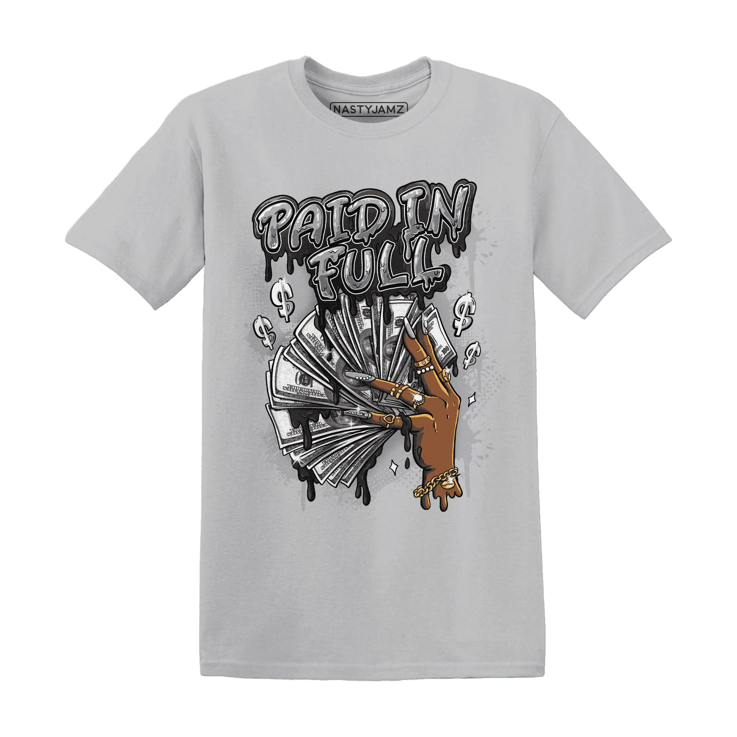 Wolf-Grey-1s-T-Shirt-Match-Paid-In-Full