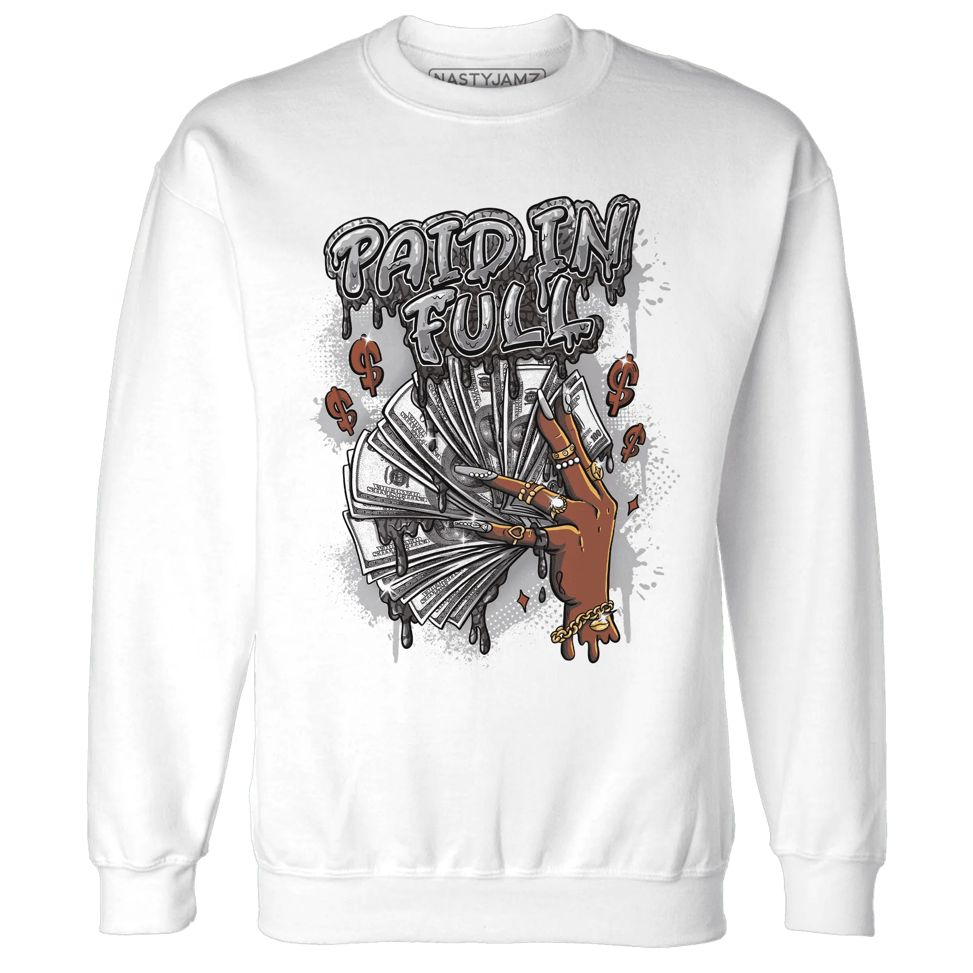 Cement-Grey-3s-Sweatshirt-Match-Paid-In-Full