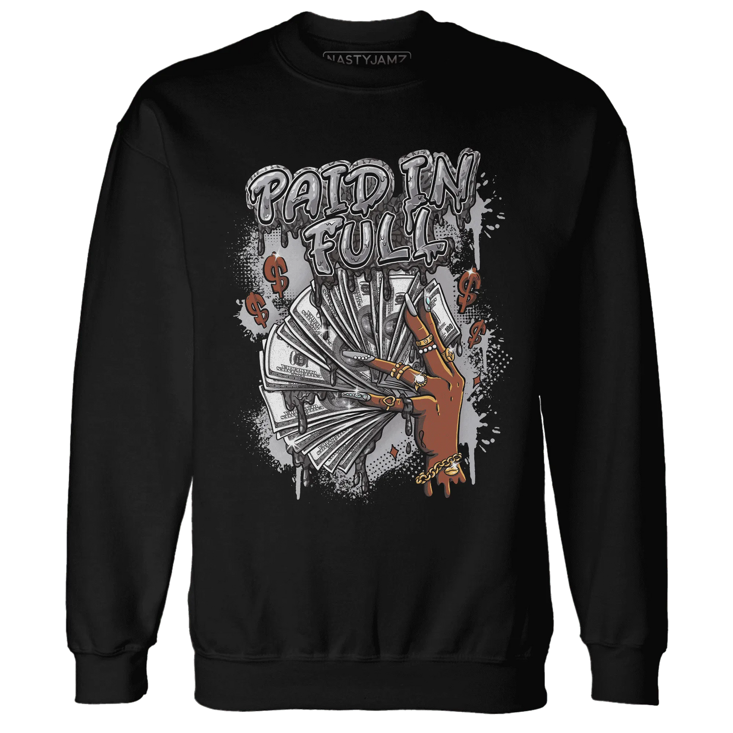 Cement-Grey-3s-Sweatshirt-Match-Paid-In-Full