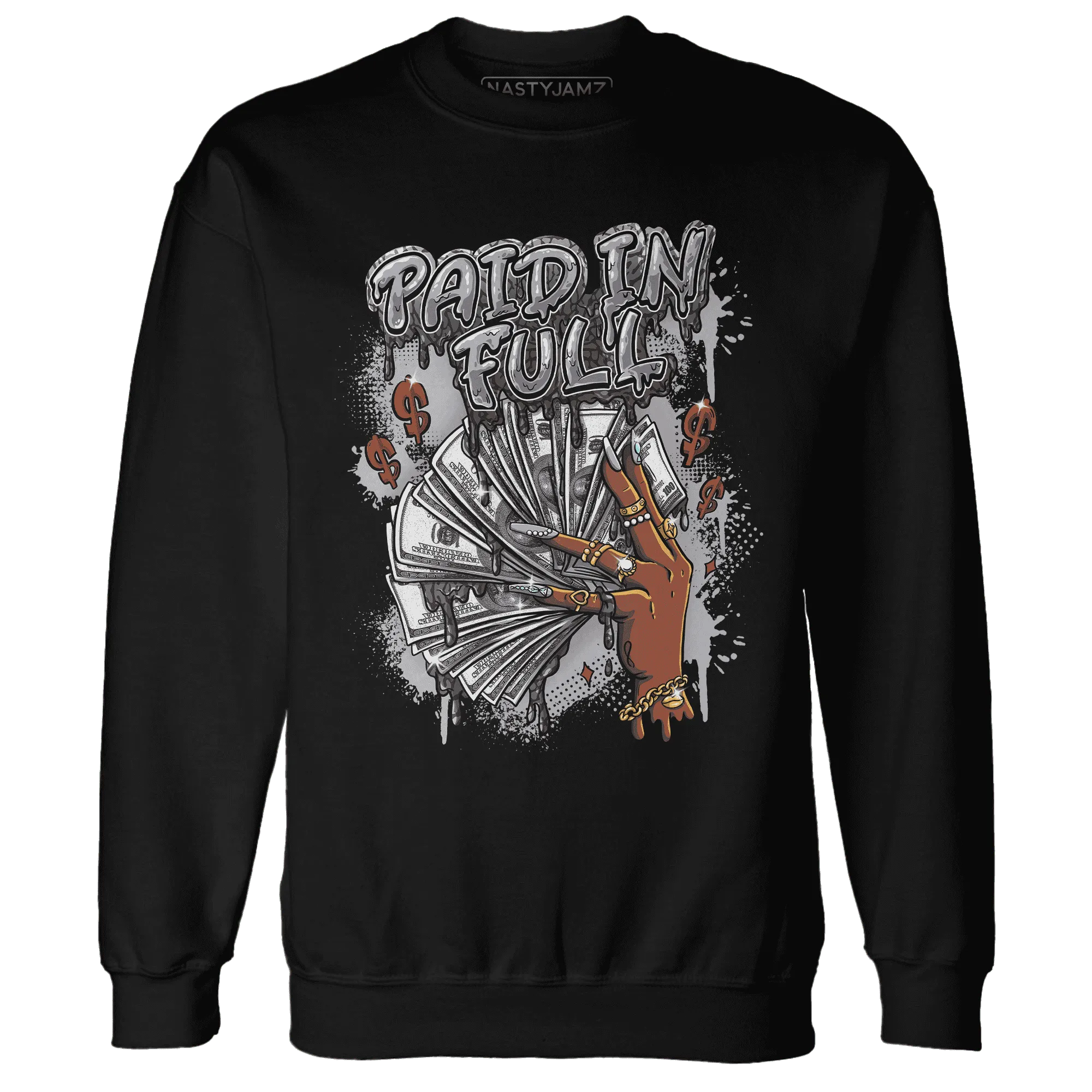 Cement-Grey-3s-Sweatshirt-Match-Paid-In-Full