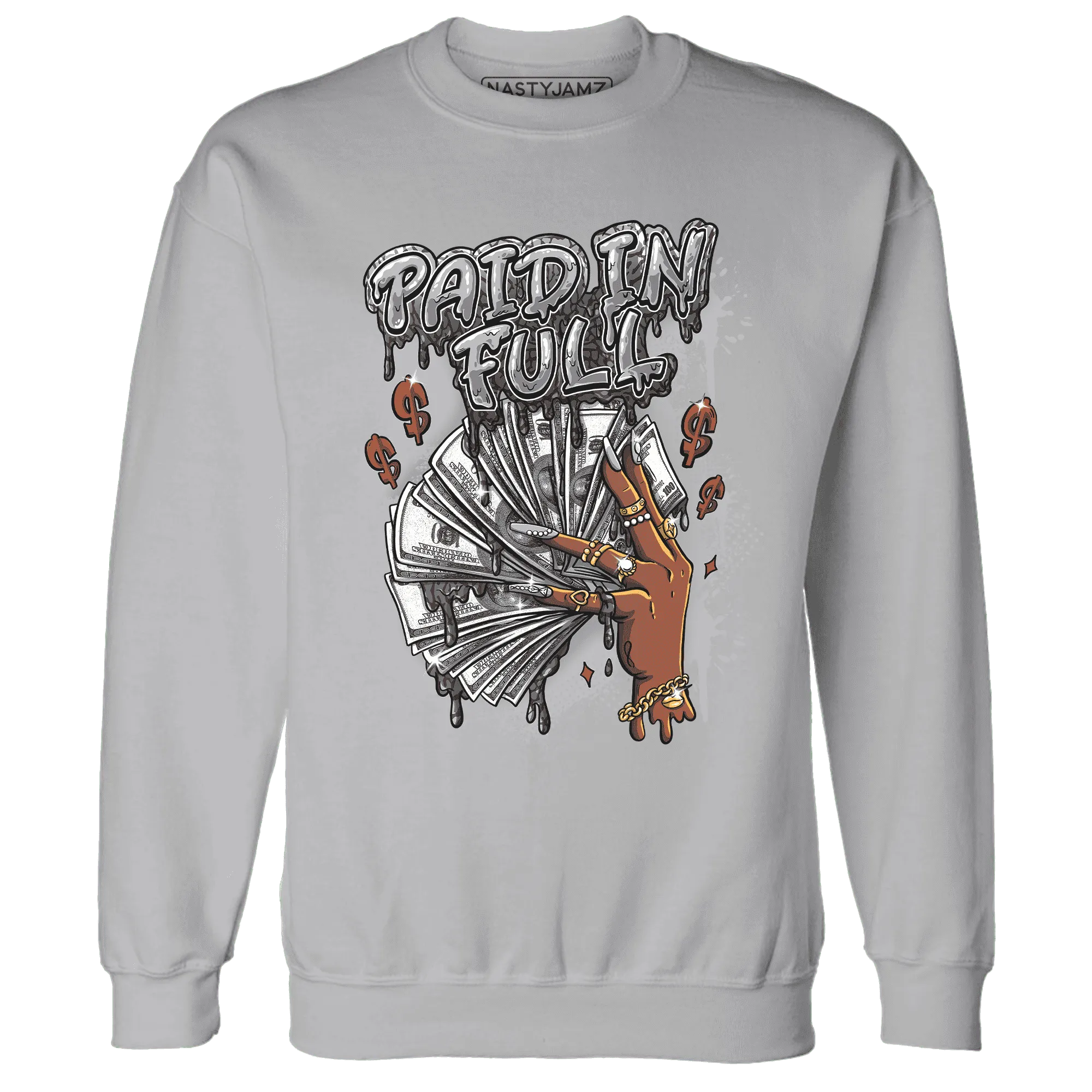 Cement-Grey-3s-Sweatshirt-Match-Paid-In-Full