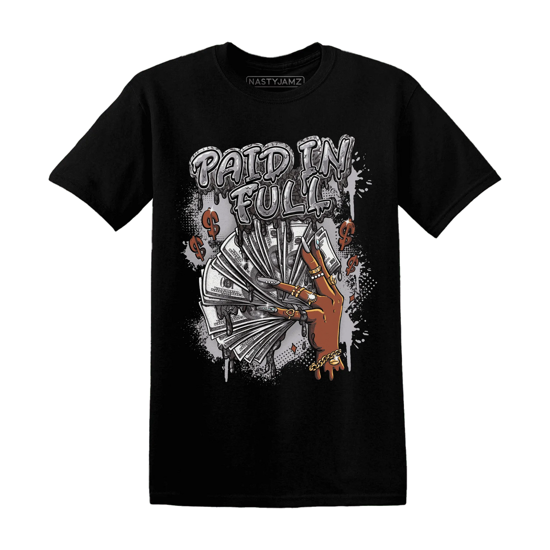 Cement-Grey-3s-T-Shirt-Match-Paid-In-Full