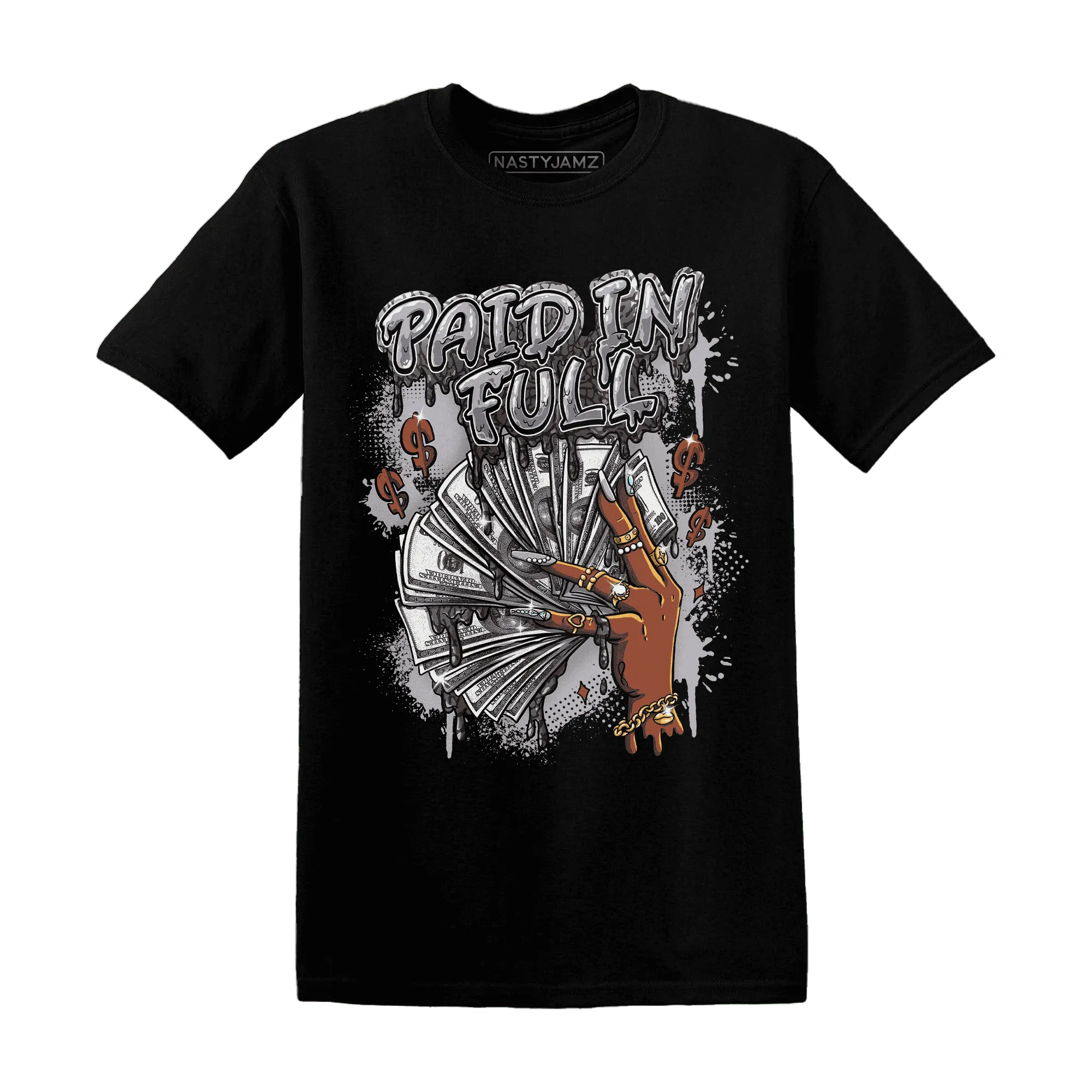 Cement-Grey-3s-T-Shirt-Match-Paid-In-Full