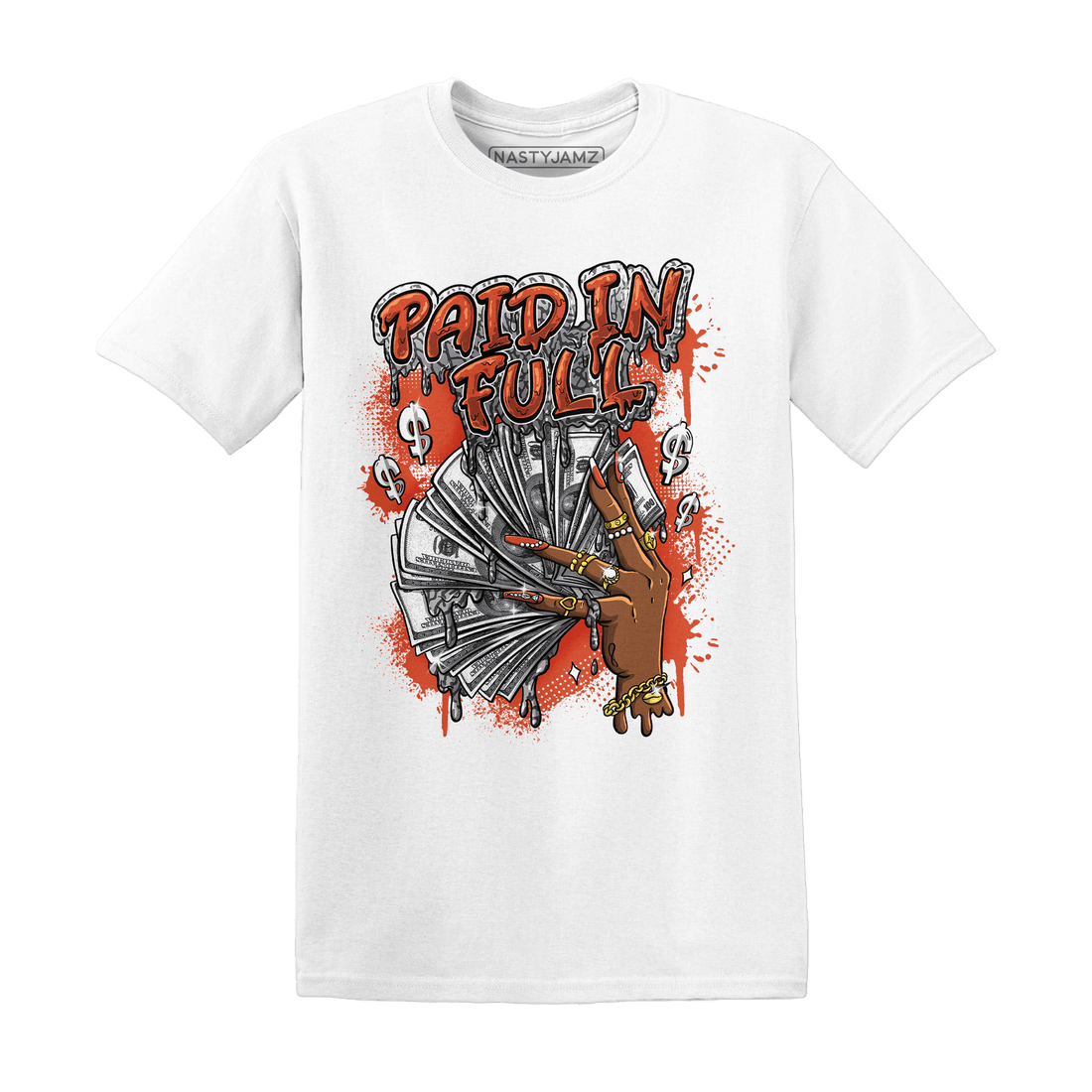 Georgia Peach 3s T Shirt Match Paid In Full - NastyJamz