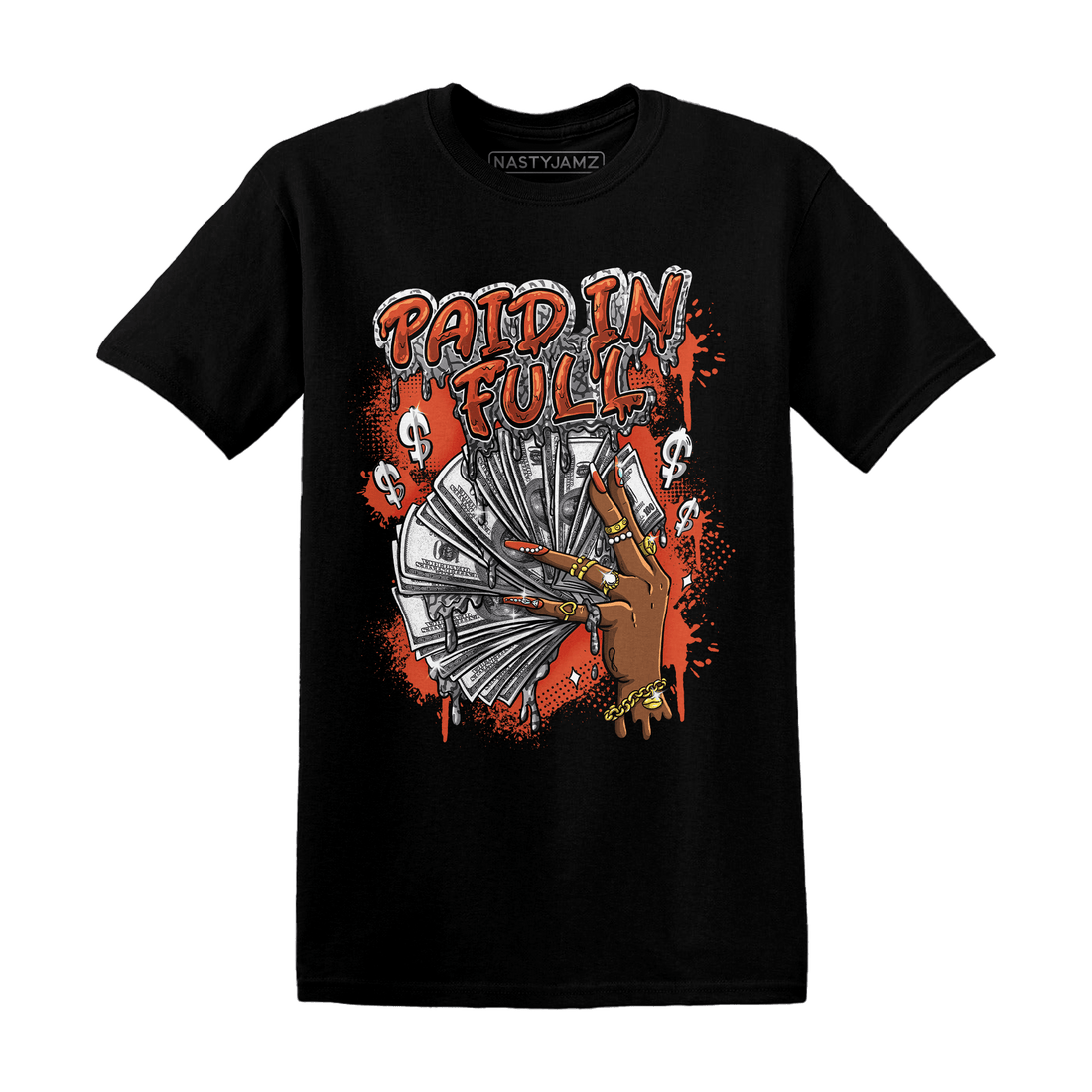 Georgia Peach 3s T Shirt Match Paid In Full - NastyJamz
