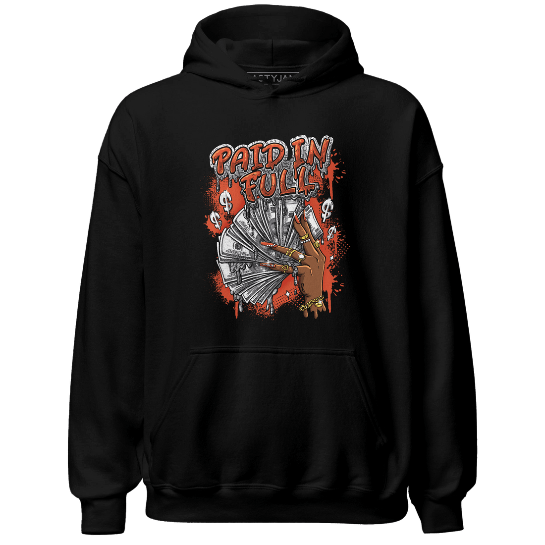 Georgia Peach 3s Hoodie Match Paid In Full - NastyJamz