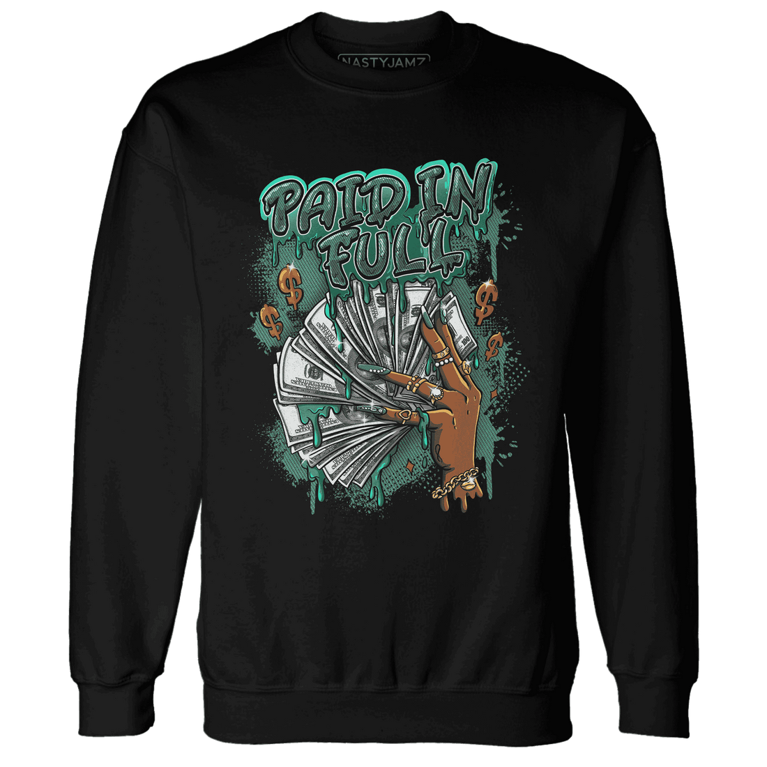 Nina CN Abney 3s Sweatshirt Match Paid In Full - NastyJamz