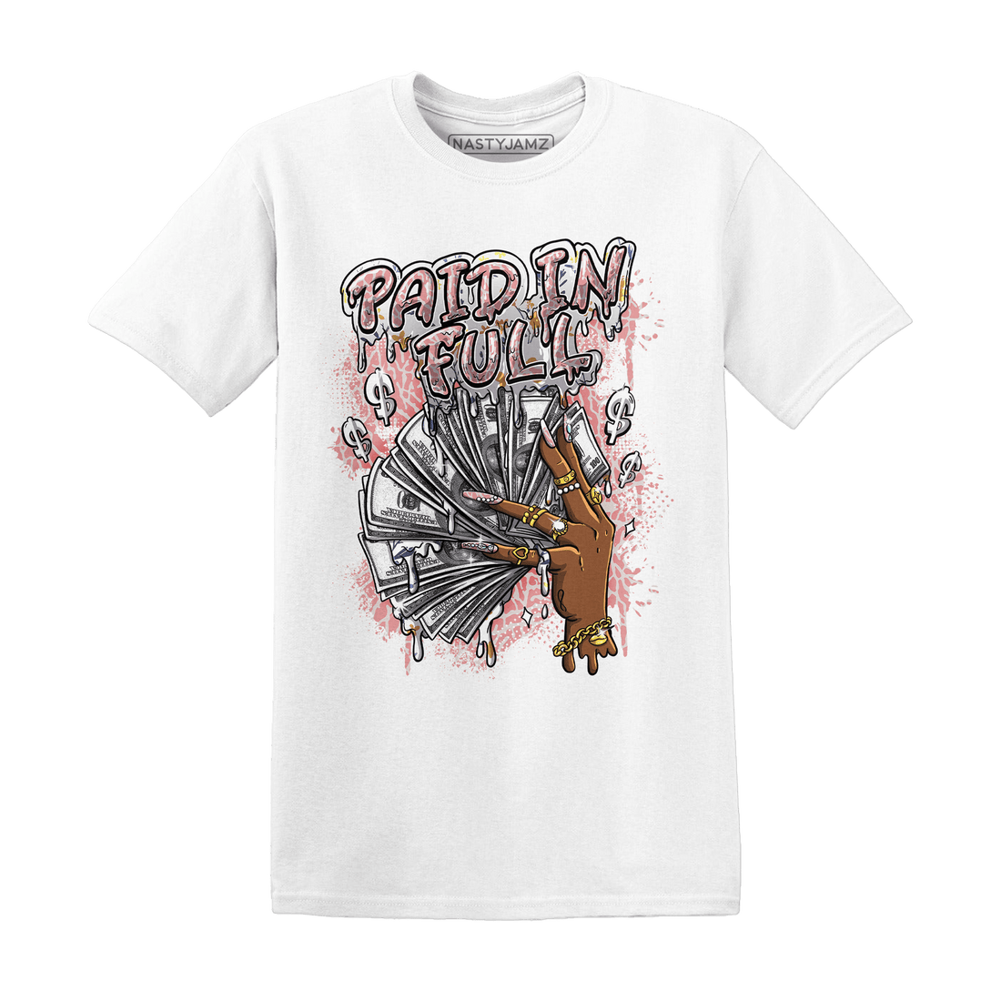 Red Stardust 3s T Shirt Match Paid In Full - NastyJamz