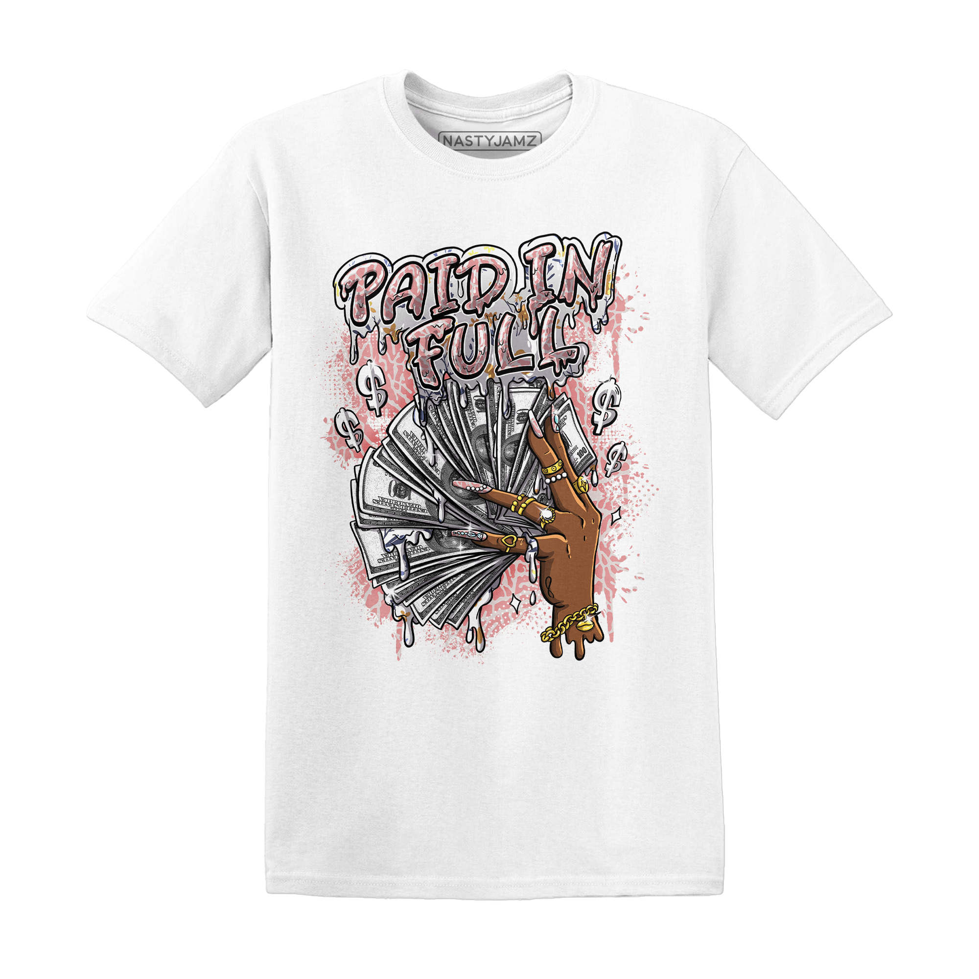 Red Stardust 3s T Shirt Match Paid In Full - NastyJamz