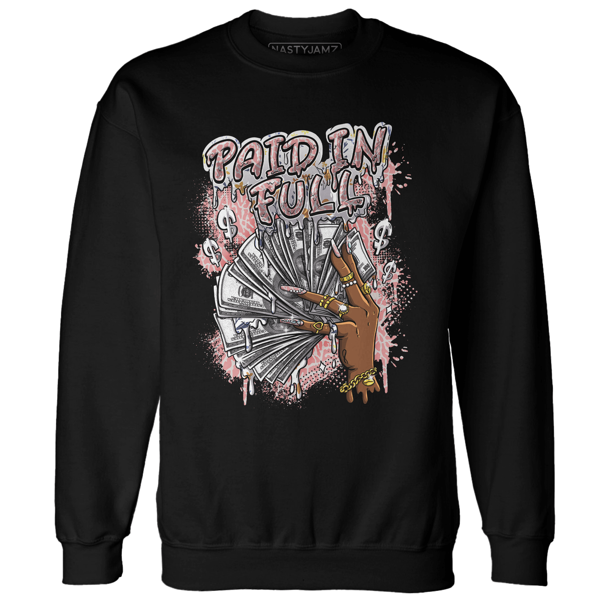 Red Stardust 3s Sweatshirt Match Paid In Full - NastyJamz