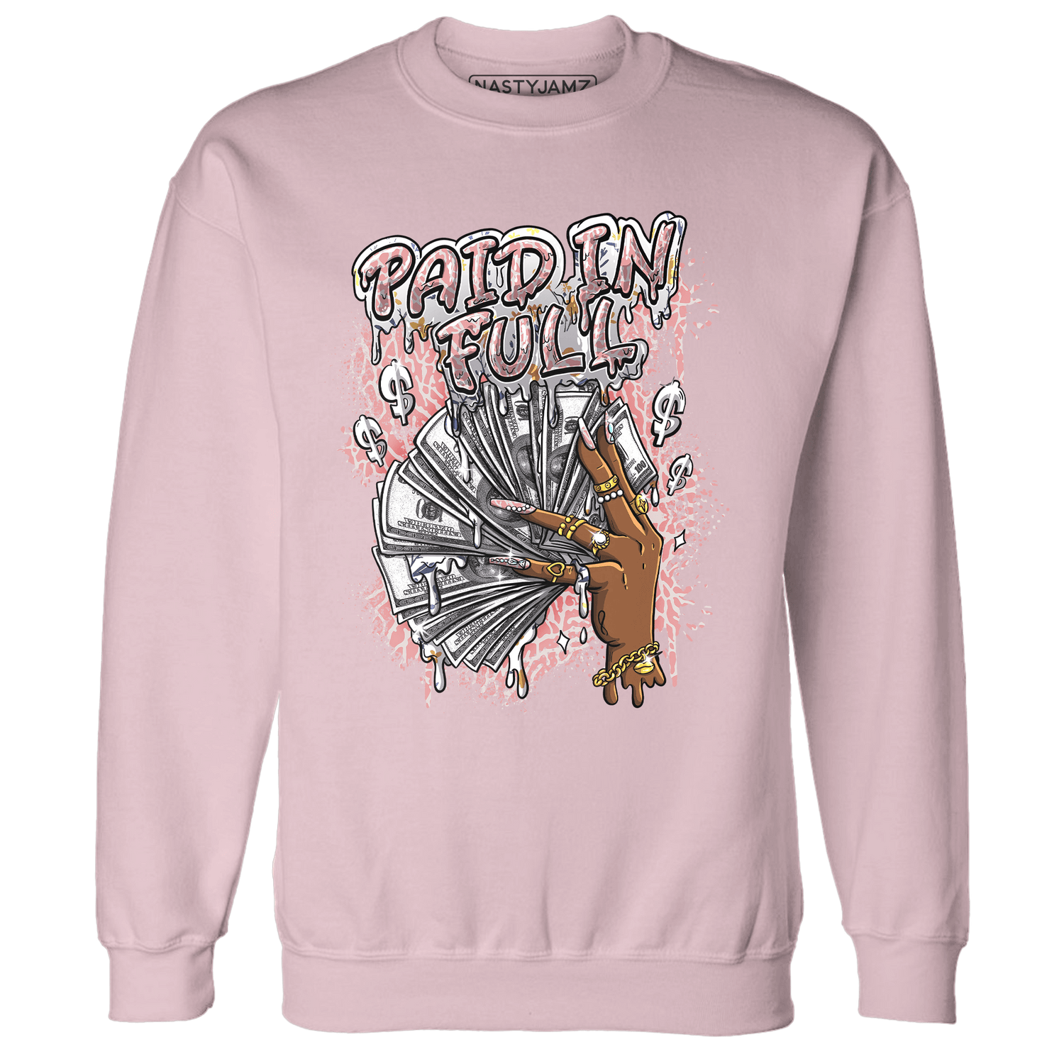 Red Stardust 3s Sweatshirt Match Paid In Full - NastyJamz
