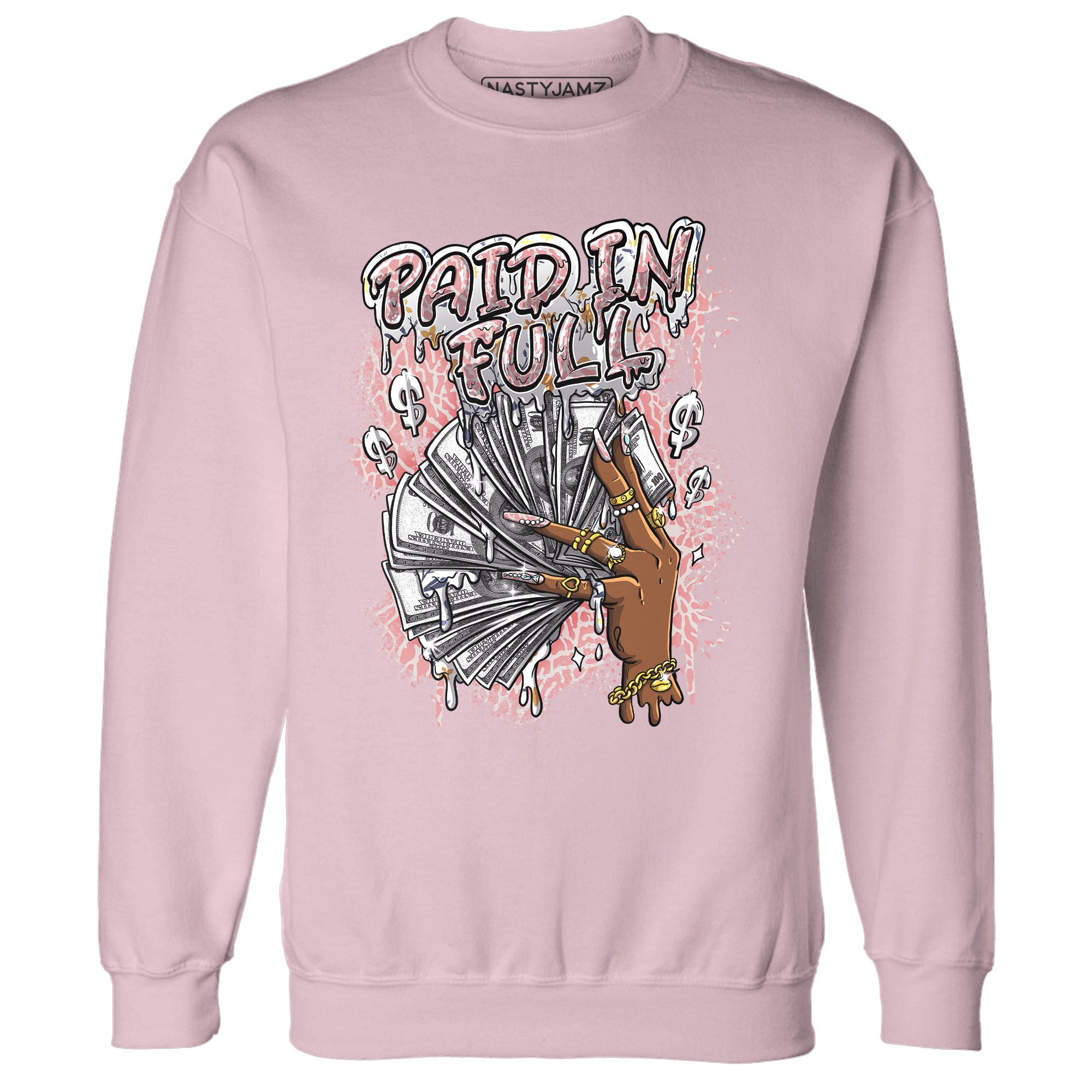 Red Stardust 3s Sweatshirt Match Paid In Full - NastyJamz