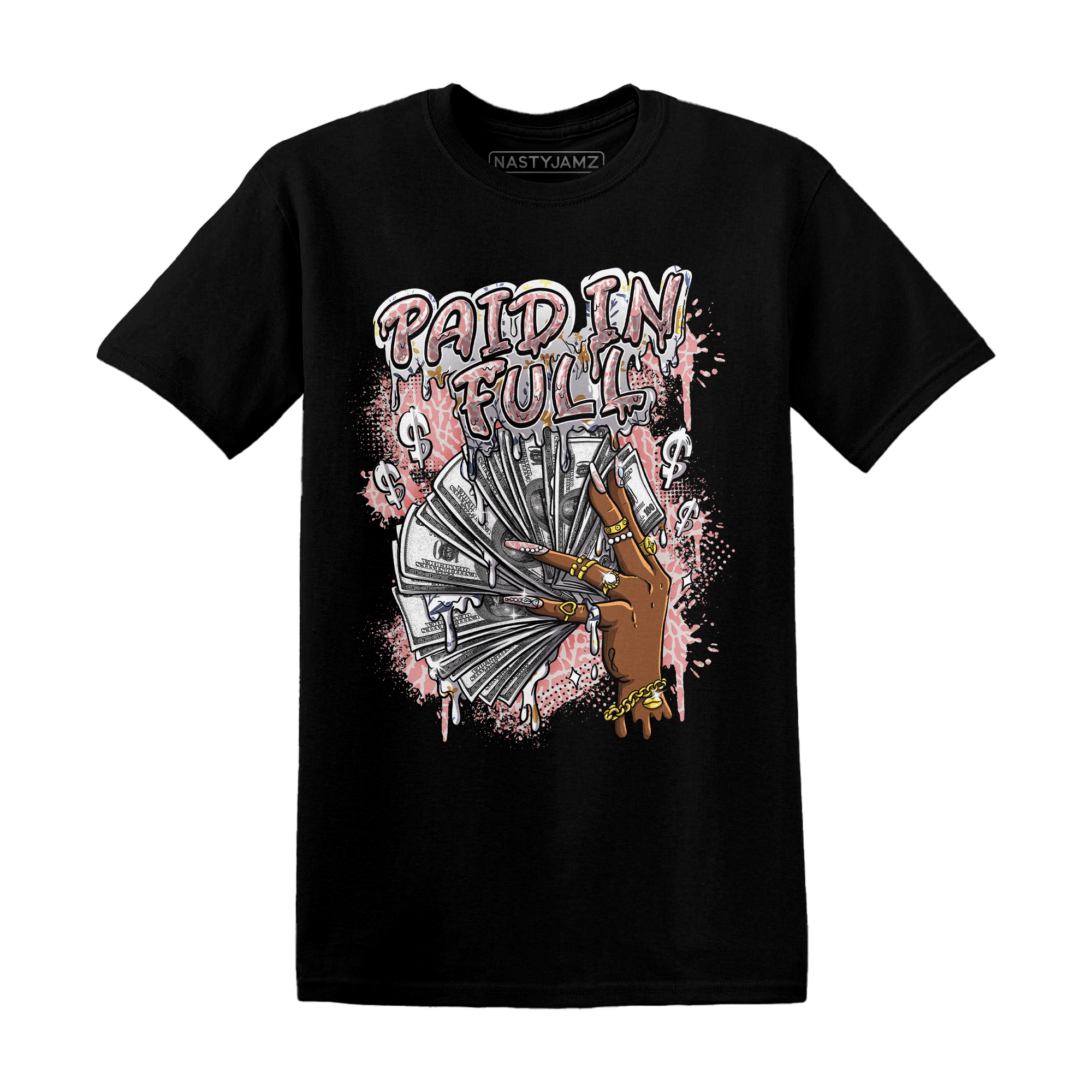 Red Stardust 3s T Shirt Match Paid In Full - NastyJamz
