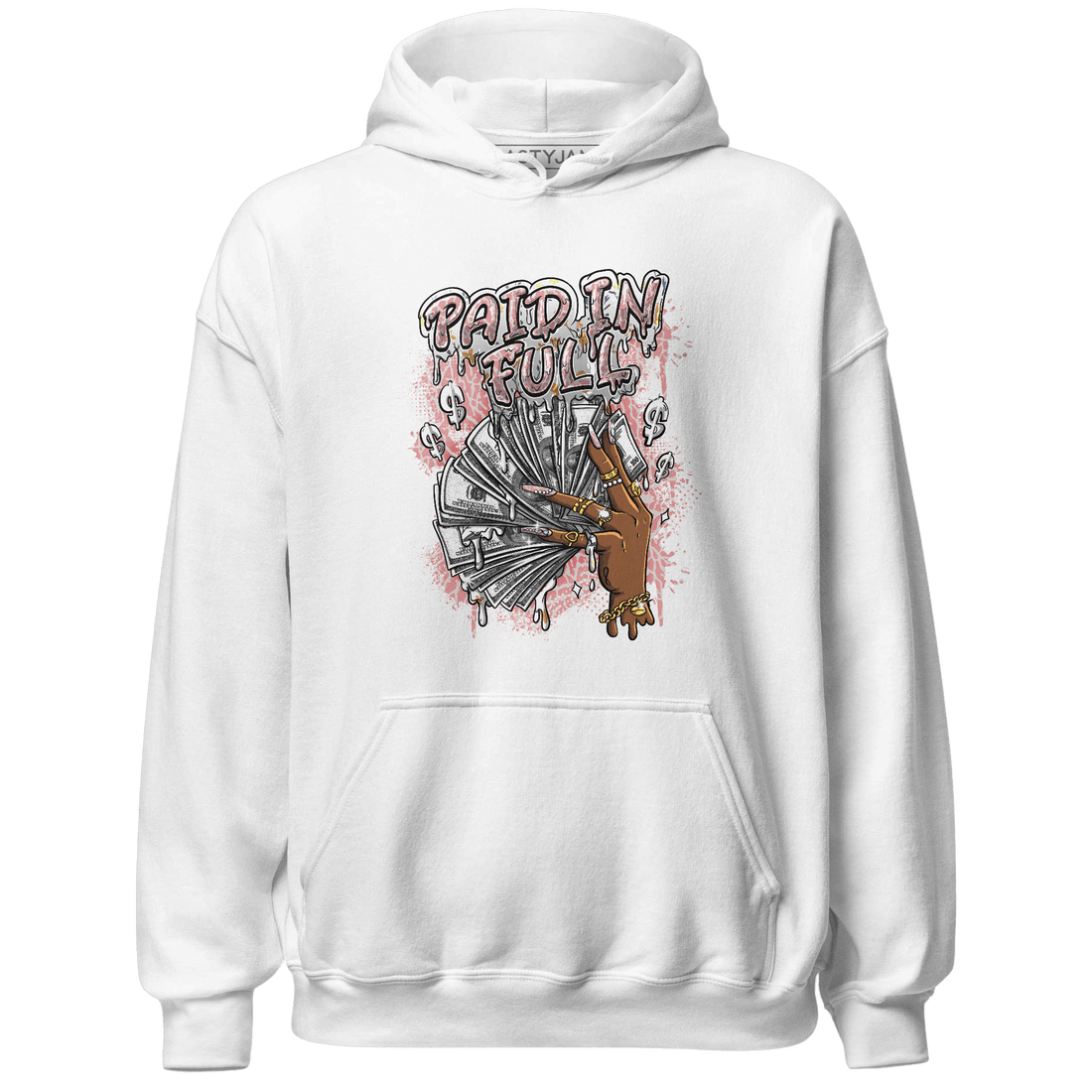 Red Stardust 3s Hoodie Match Paid In Full - NastyJamz