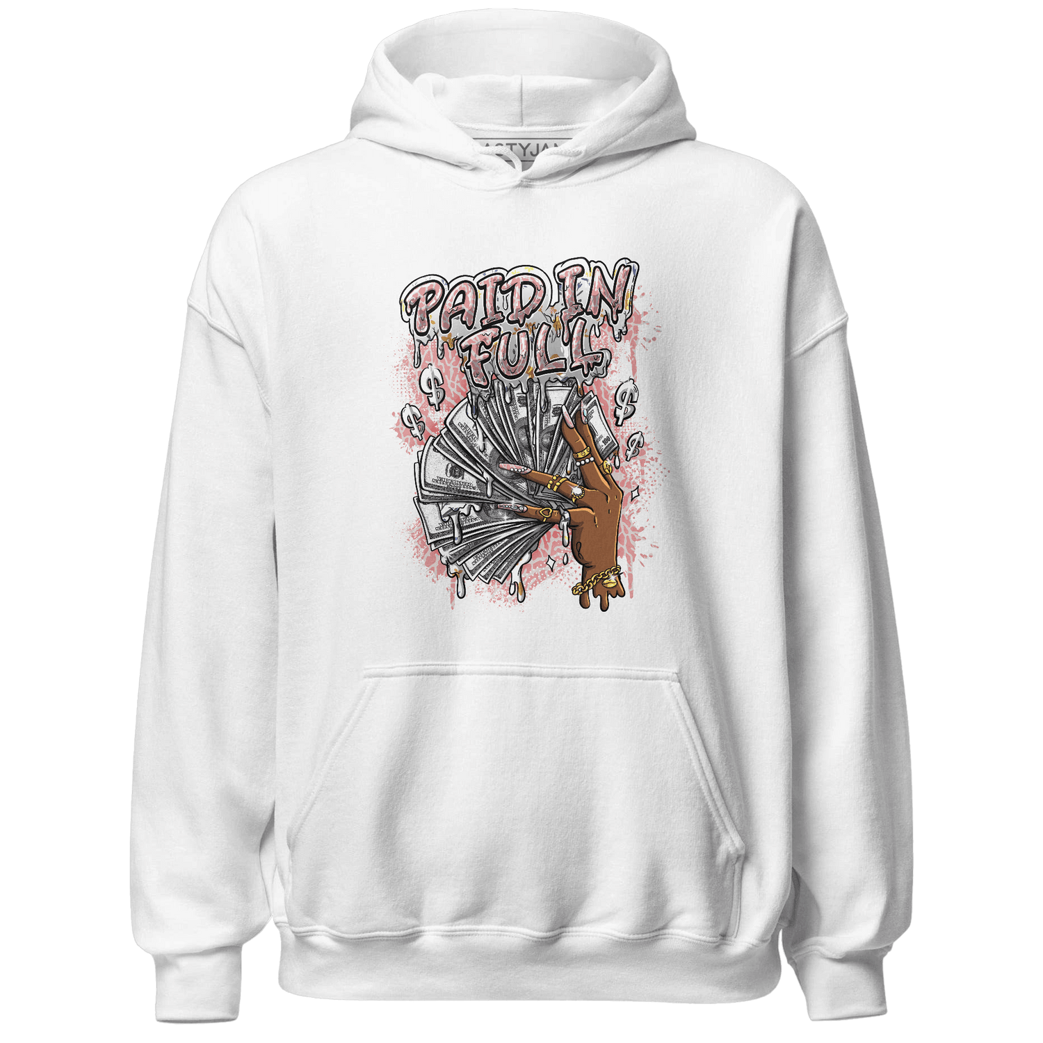 Red Stardust 3s Hoodie Match Paid In Full - NastyJamz