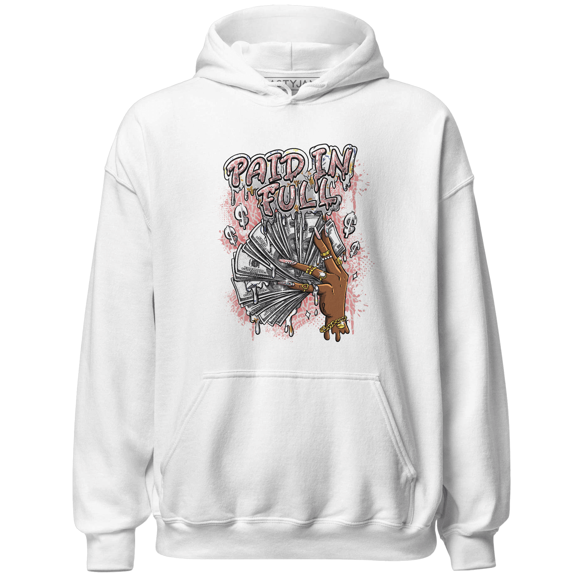 Red Stardust 3s Hoodie Match Paid In Full - NastyJamz