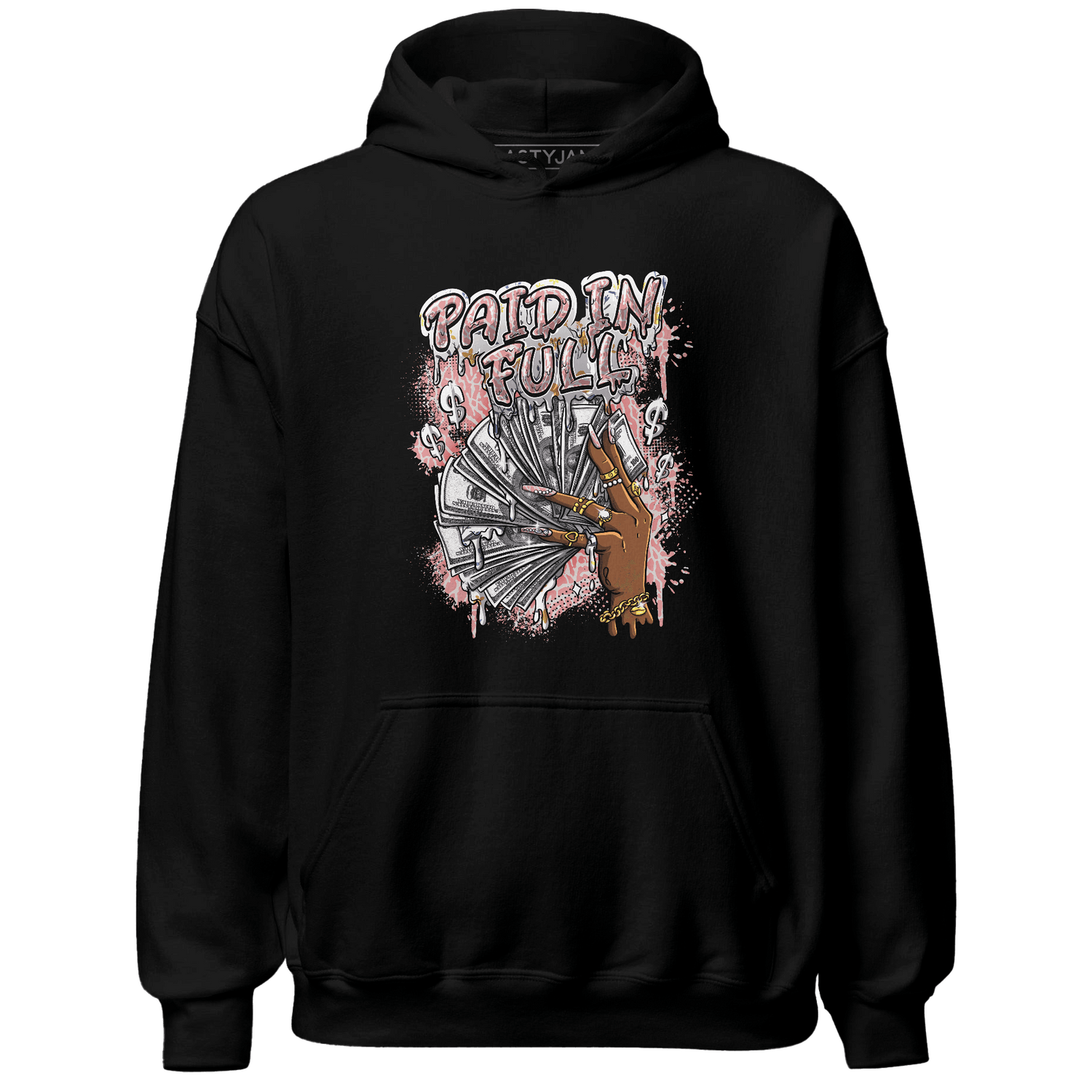 Red Stardust 3s Hoodie Match Paid In Full - NastyJamz