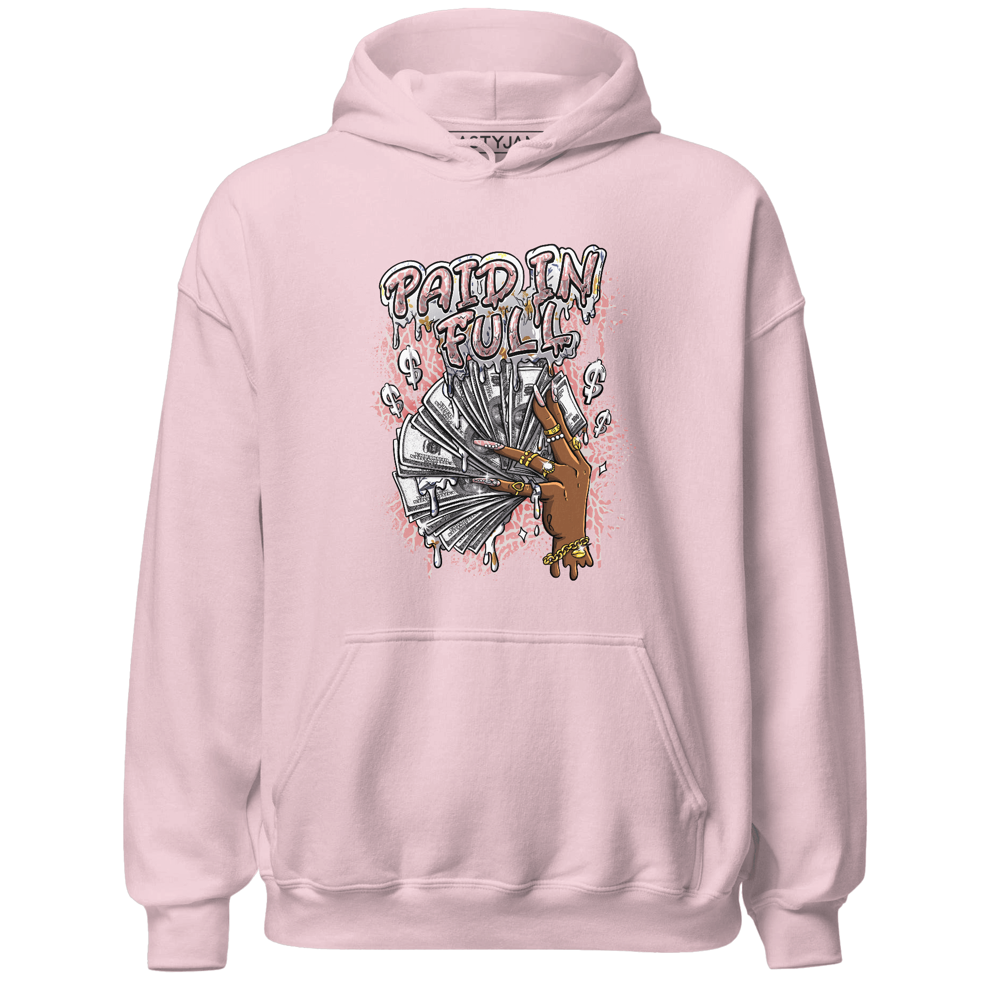 Red Stardust 3s Hoodie Match Paid In Full - NastyJamz