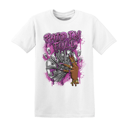 GS Hyper Violet 4s T Shirt Match Paid In Full - NastyJamz