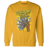 Vivid Sulfur 4s Sweatshirt Match Paid In Full - NastyJamz