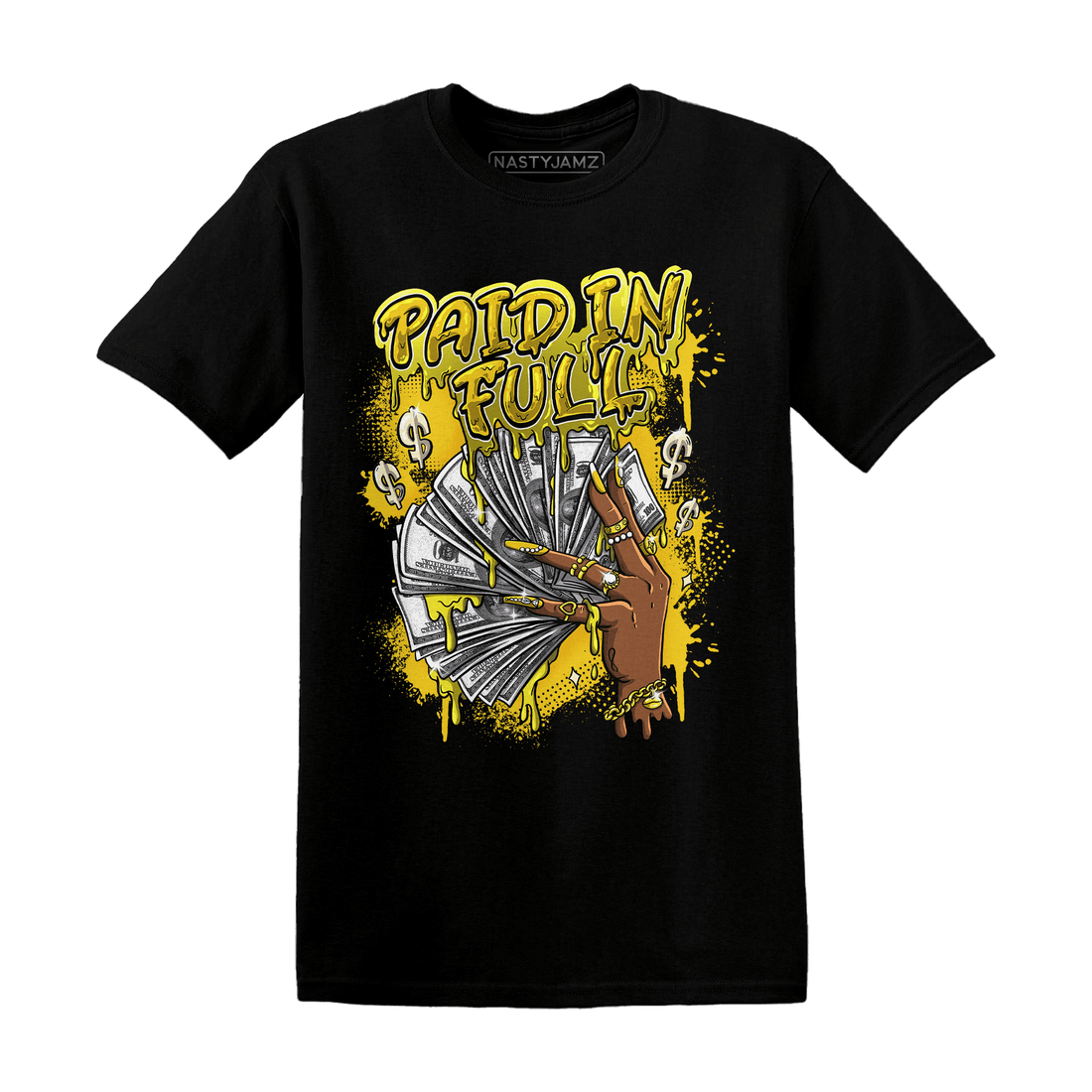 Vivid Sulfur 4s T Shirt Match Paid In Full - NastyJamz