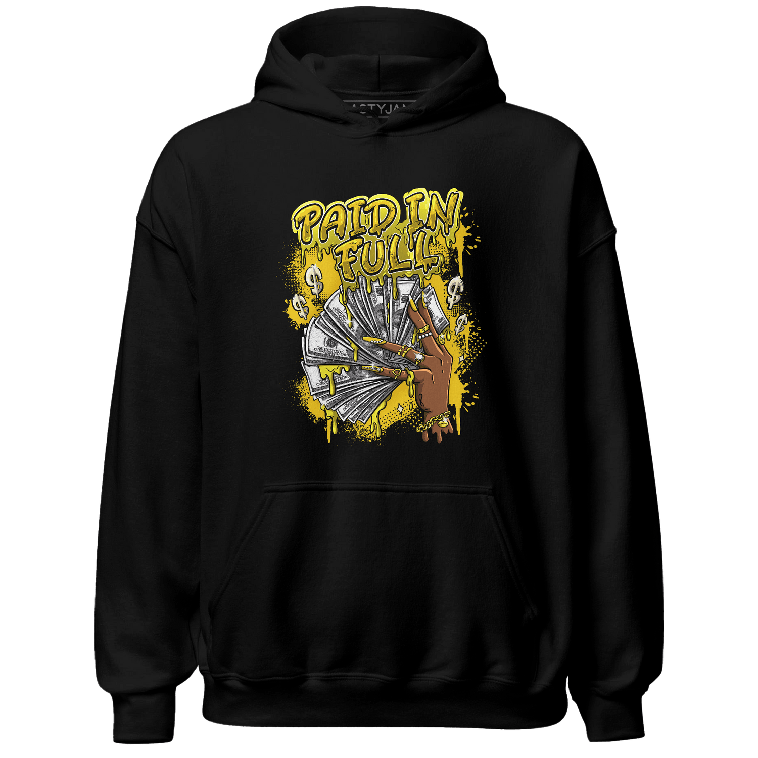 Vivid Sulfur 4s Hoodie Match Paid In Full - NastyJamz