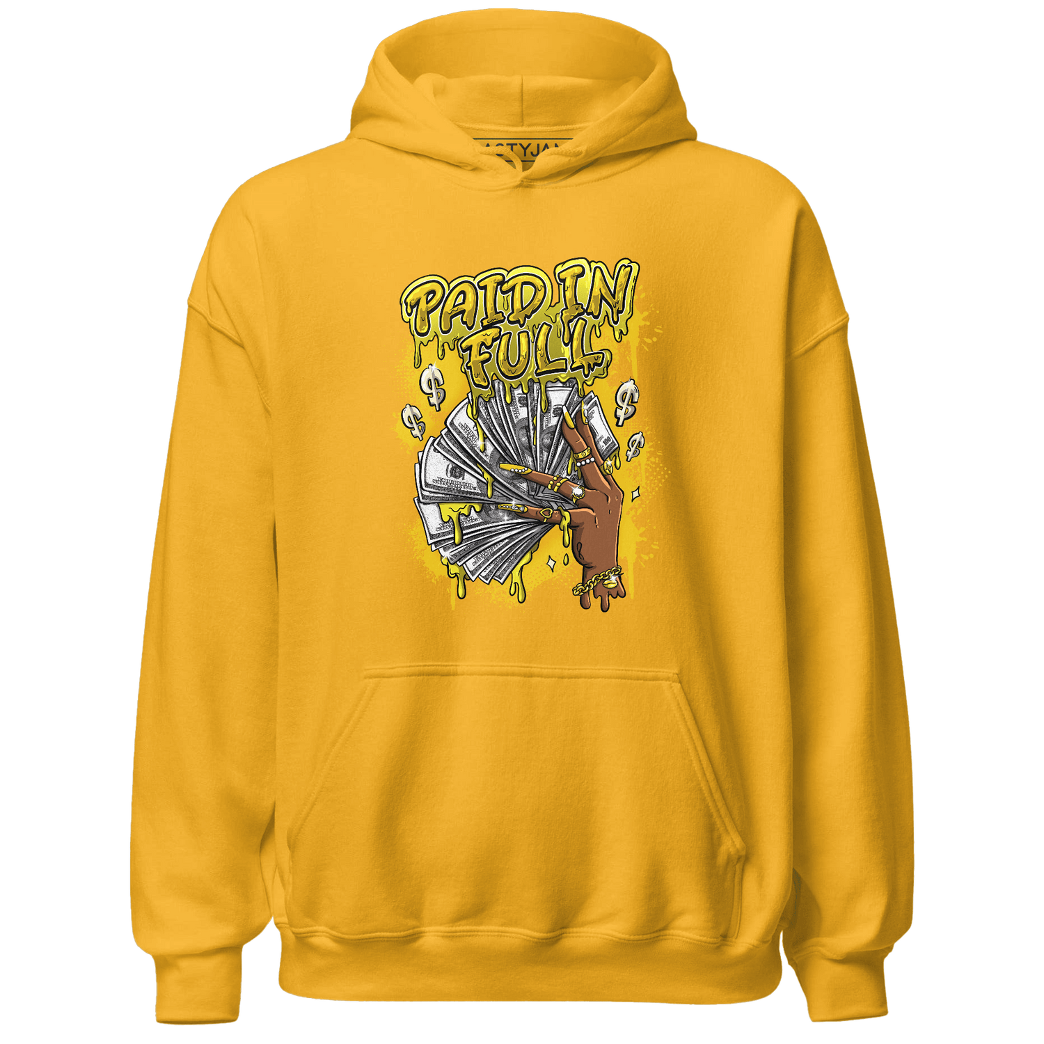 Vivid Sulfur 4s Hoodie Match Paid In Full - NastyJamz