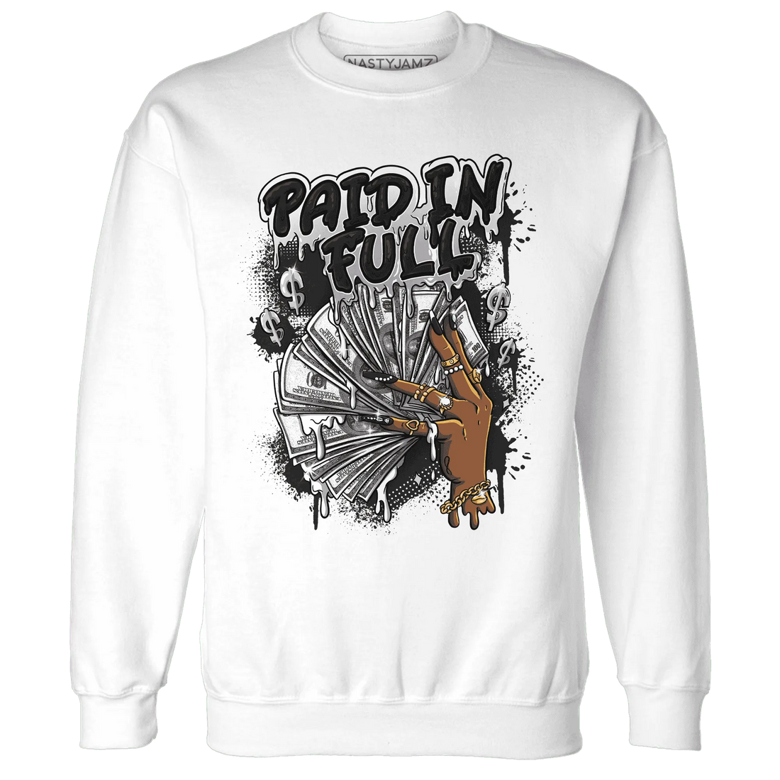 White-Thunder-4s-Sweatshirt-Match-Paid-In-Full