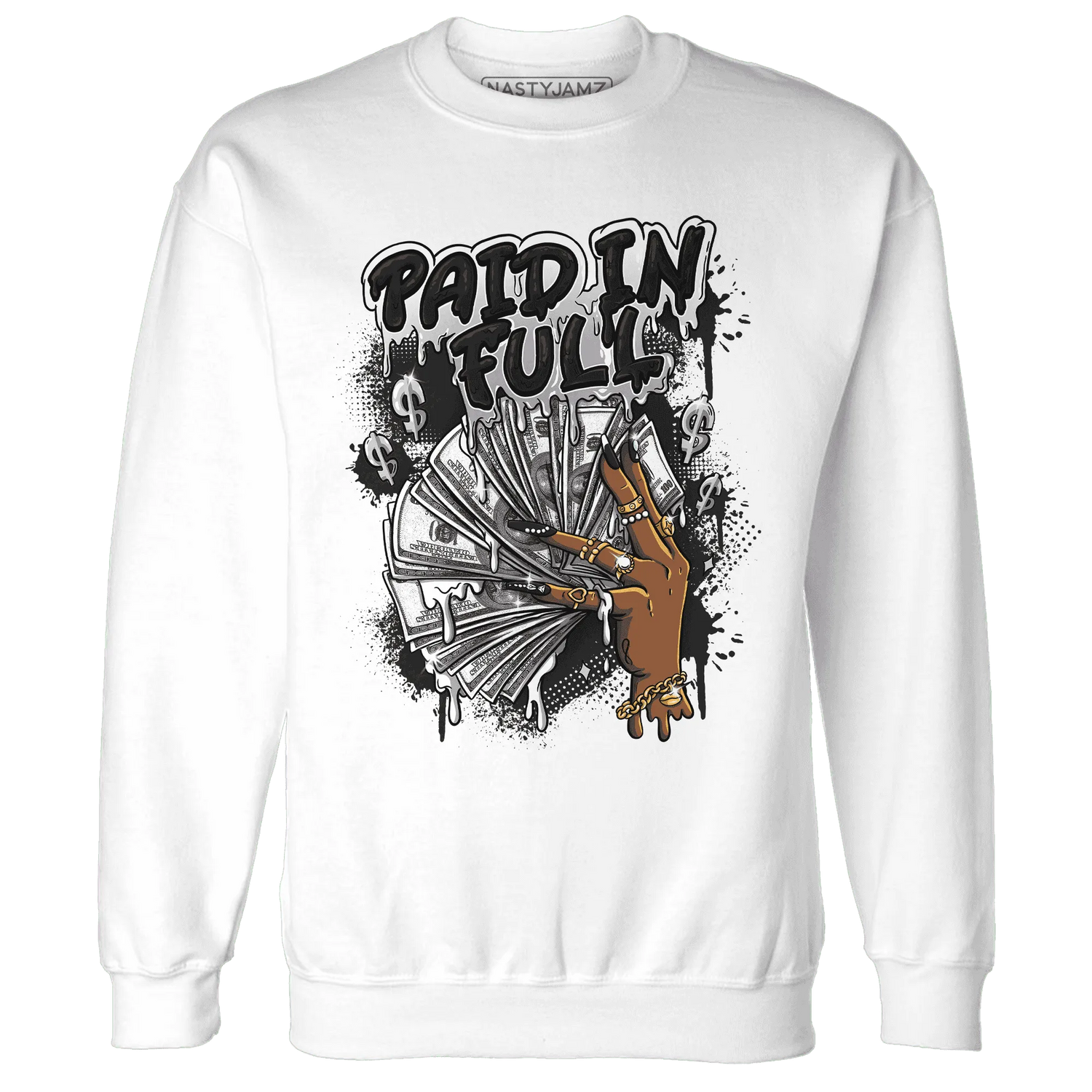 White-Thunder-4s-Sweatshirt-Match-Paid-In-Full