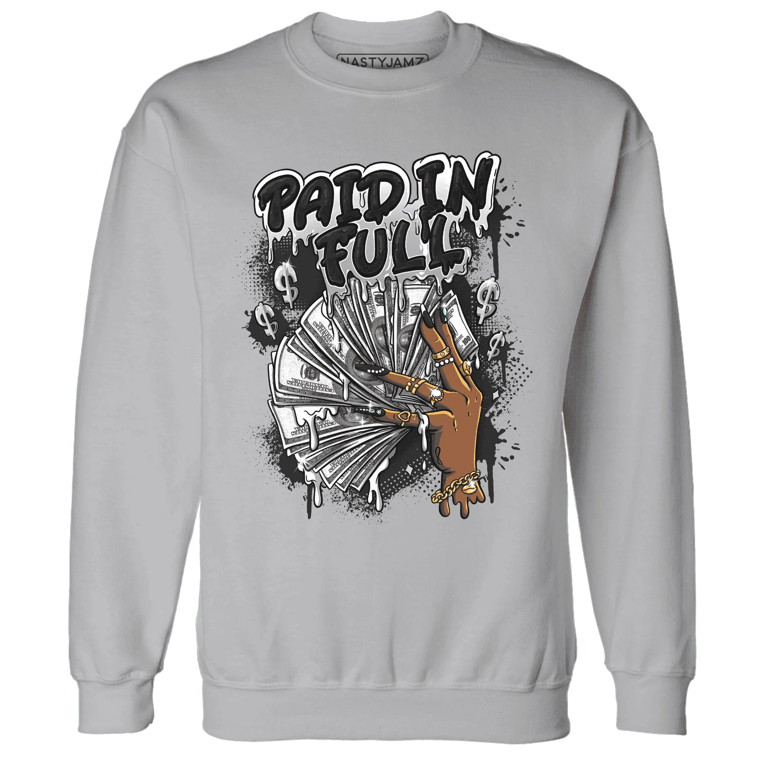 White-Thunder-4s-Sweatshirt-Match-Paid-In-Full