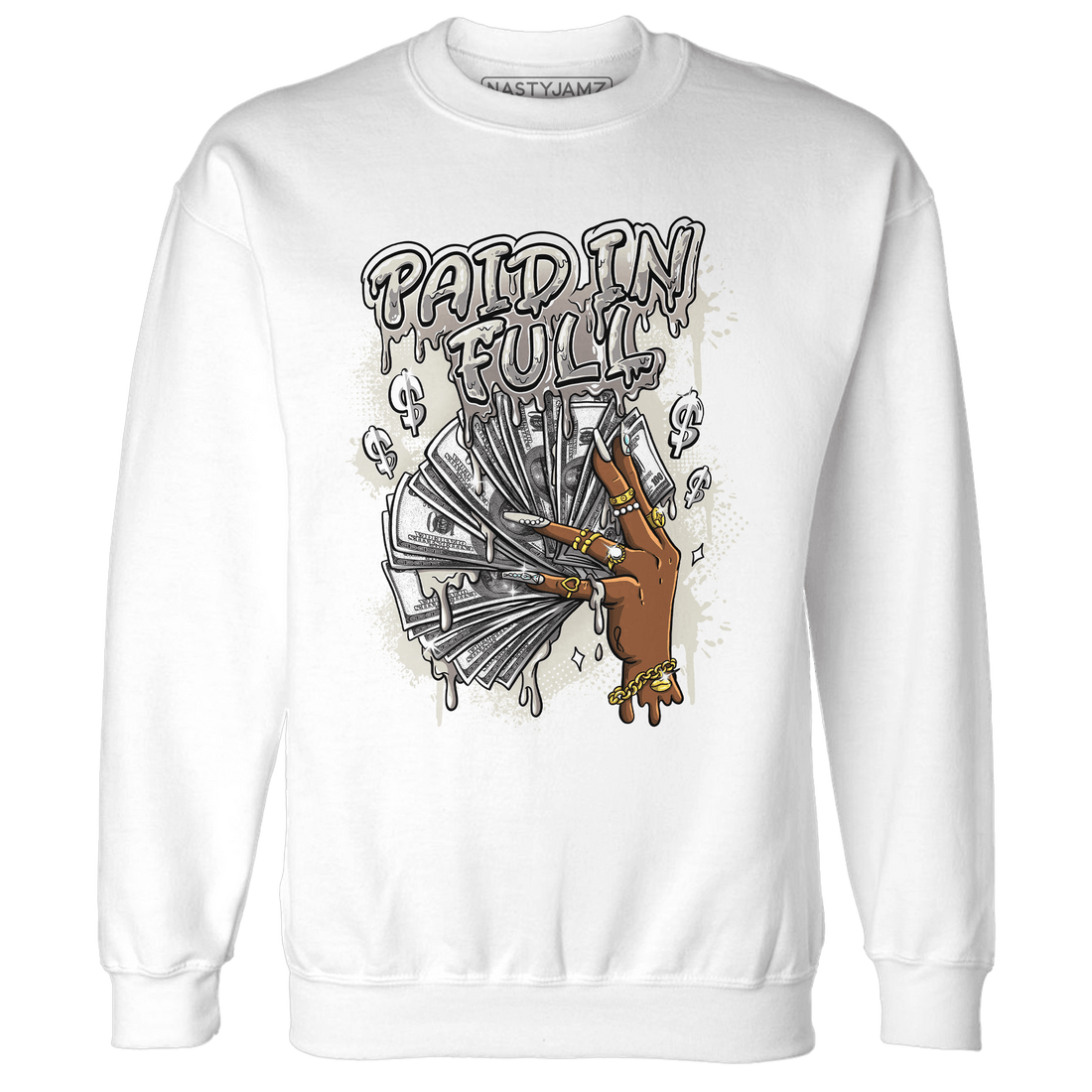 SE Sail 5s Sweatshirt Match Paid In Full - NastyJamz